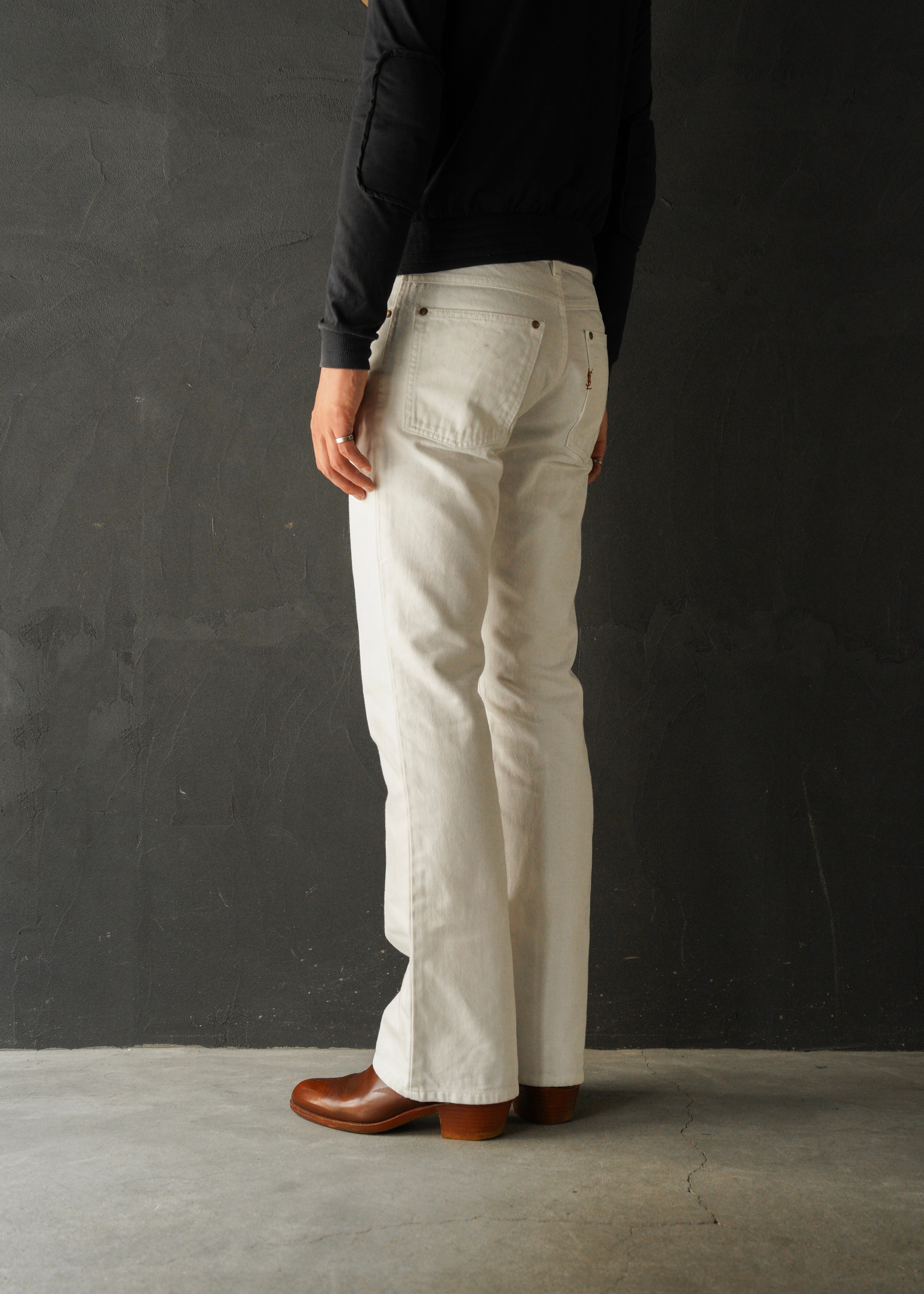 Yves saint laurent rive gauche by  Tom Ford bootcut cotton trousers