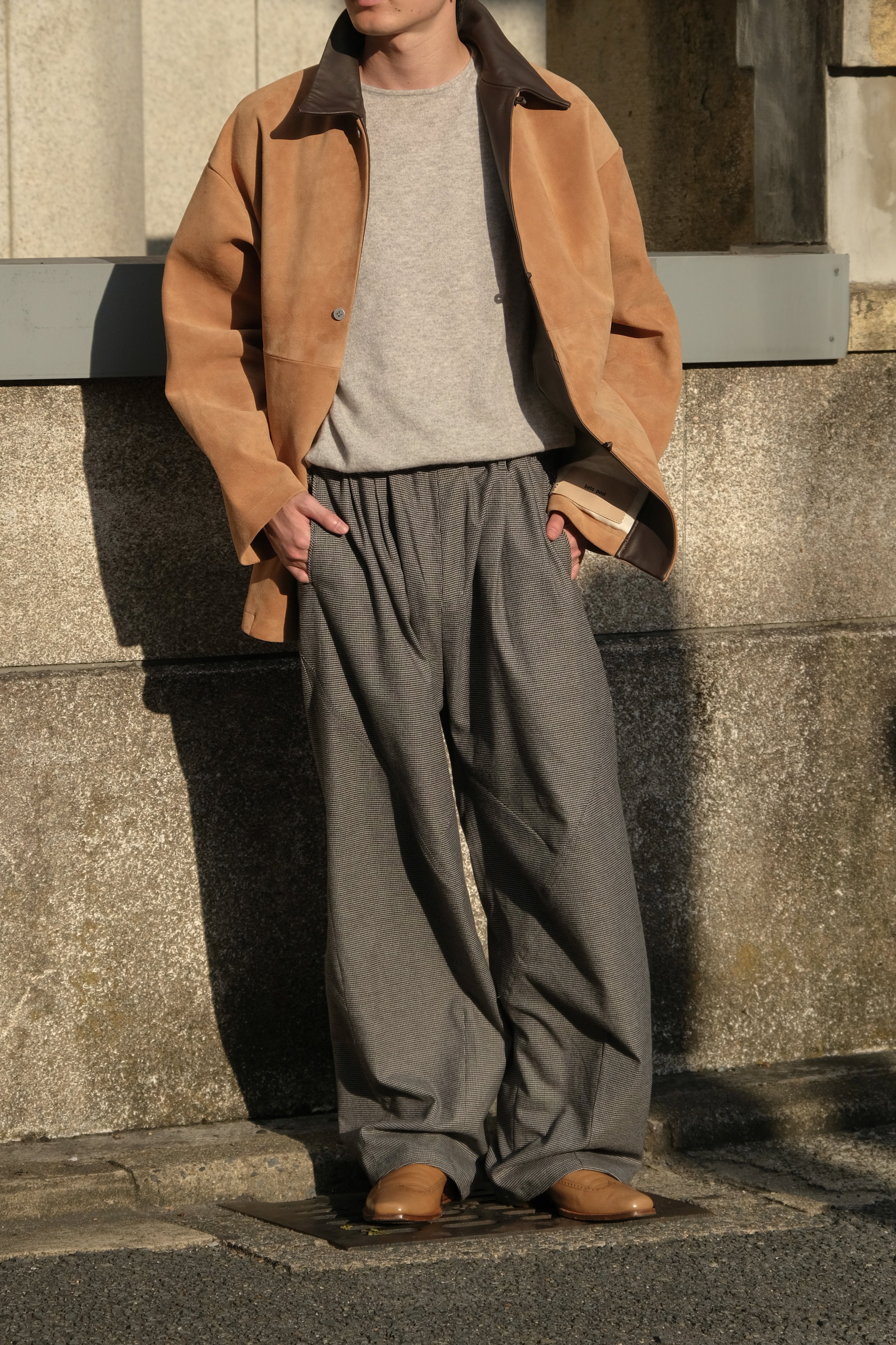 HOMO LUDENS 26AW Ex. Y.M. Jockey easy パンツ gray メンズ