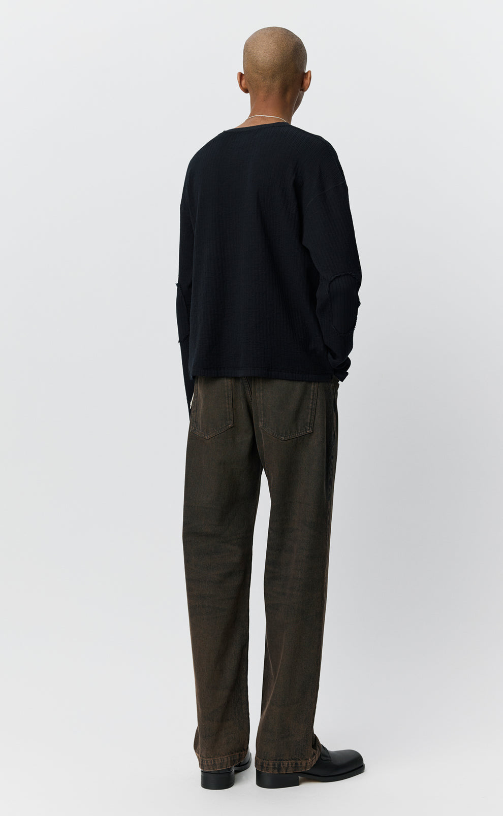mfpen 26AW Reverse Rib Sweater / Black