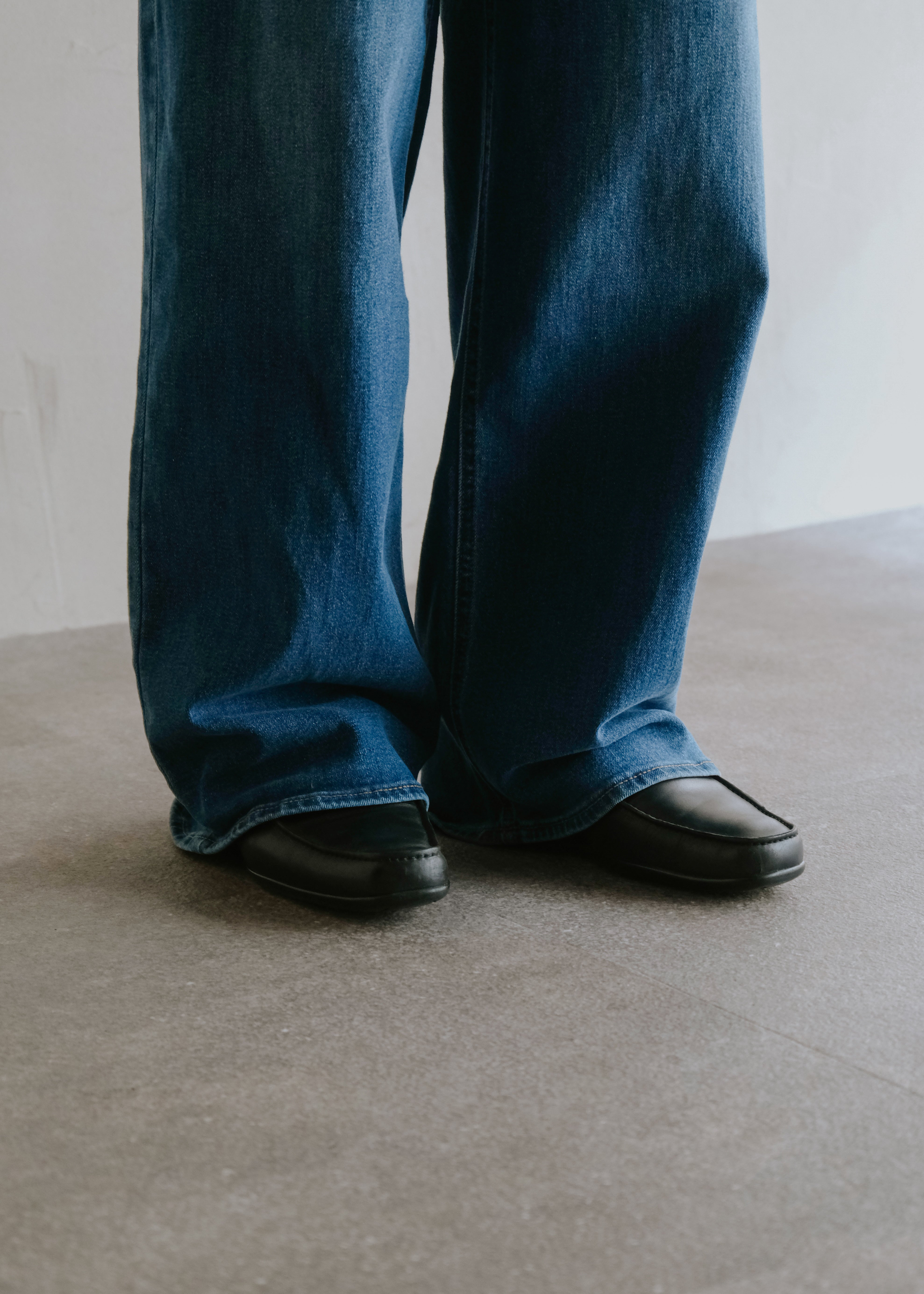 90-00's J.M.WESTON rubber sole penny loafer