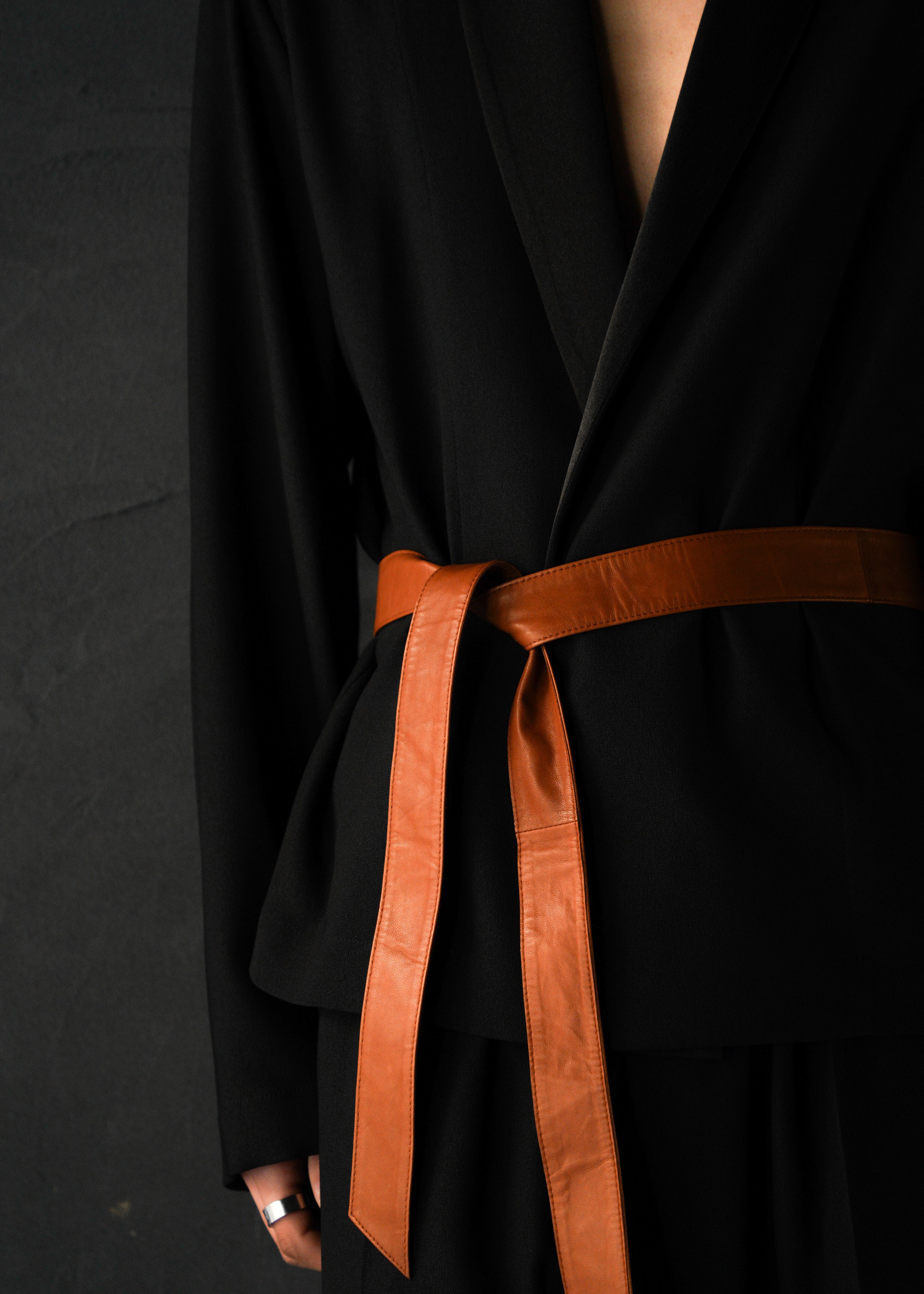JEANPAULKNOTT 26SS LEATHER BELT