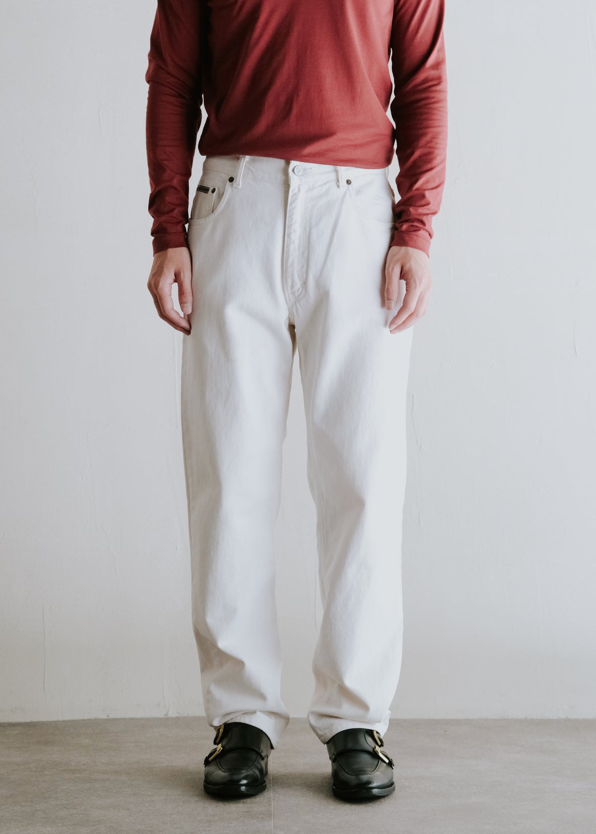 90-00's Calvin Klein tapered denim trousers