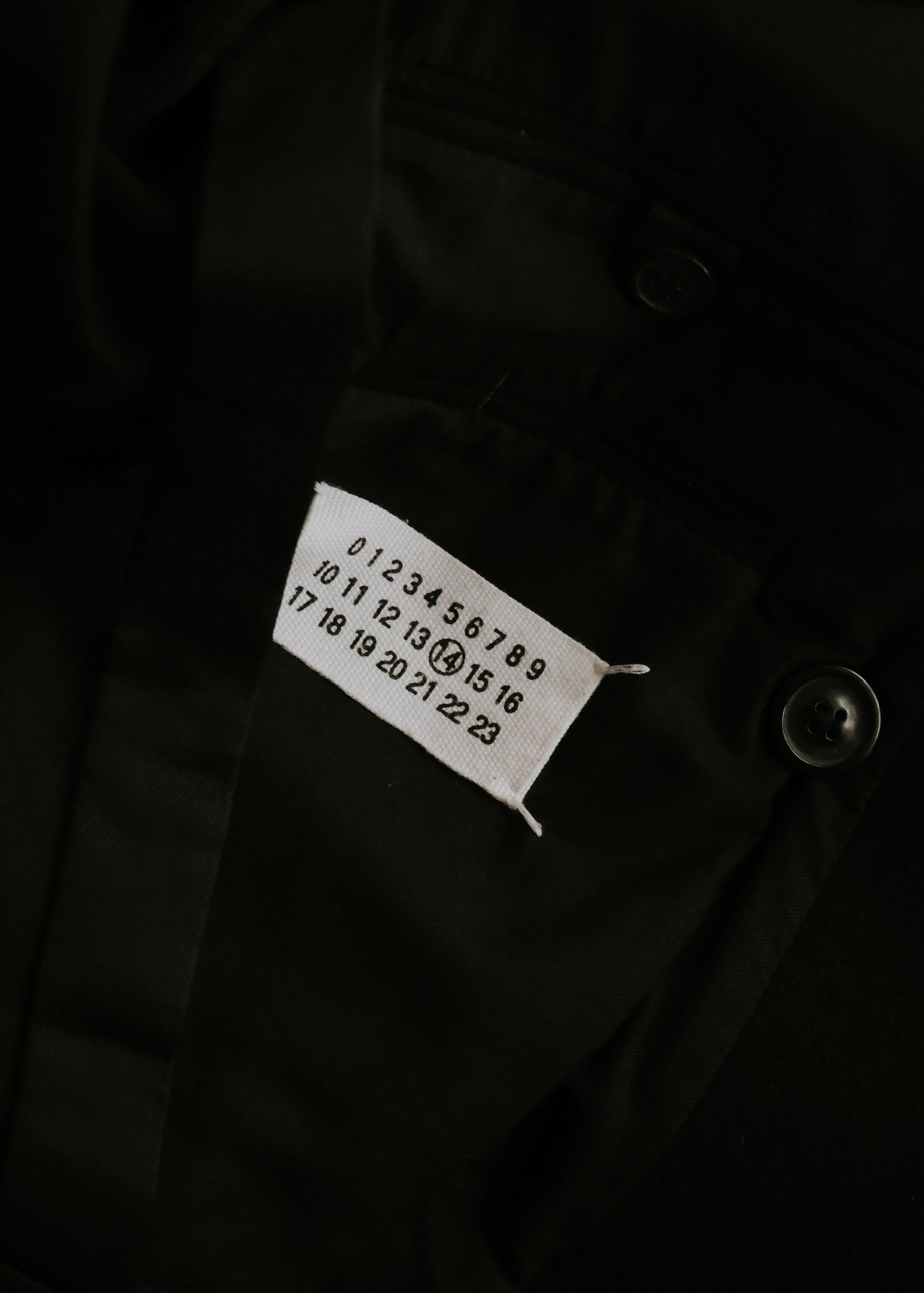 Martin Margiela 05AW wool military P coat