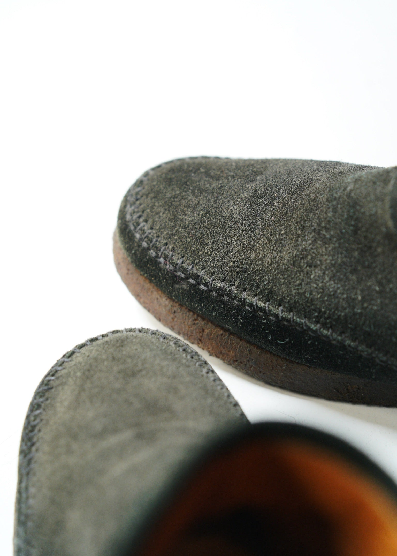 Number (N)ine 05AW suede moccasins boots