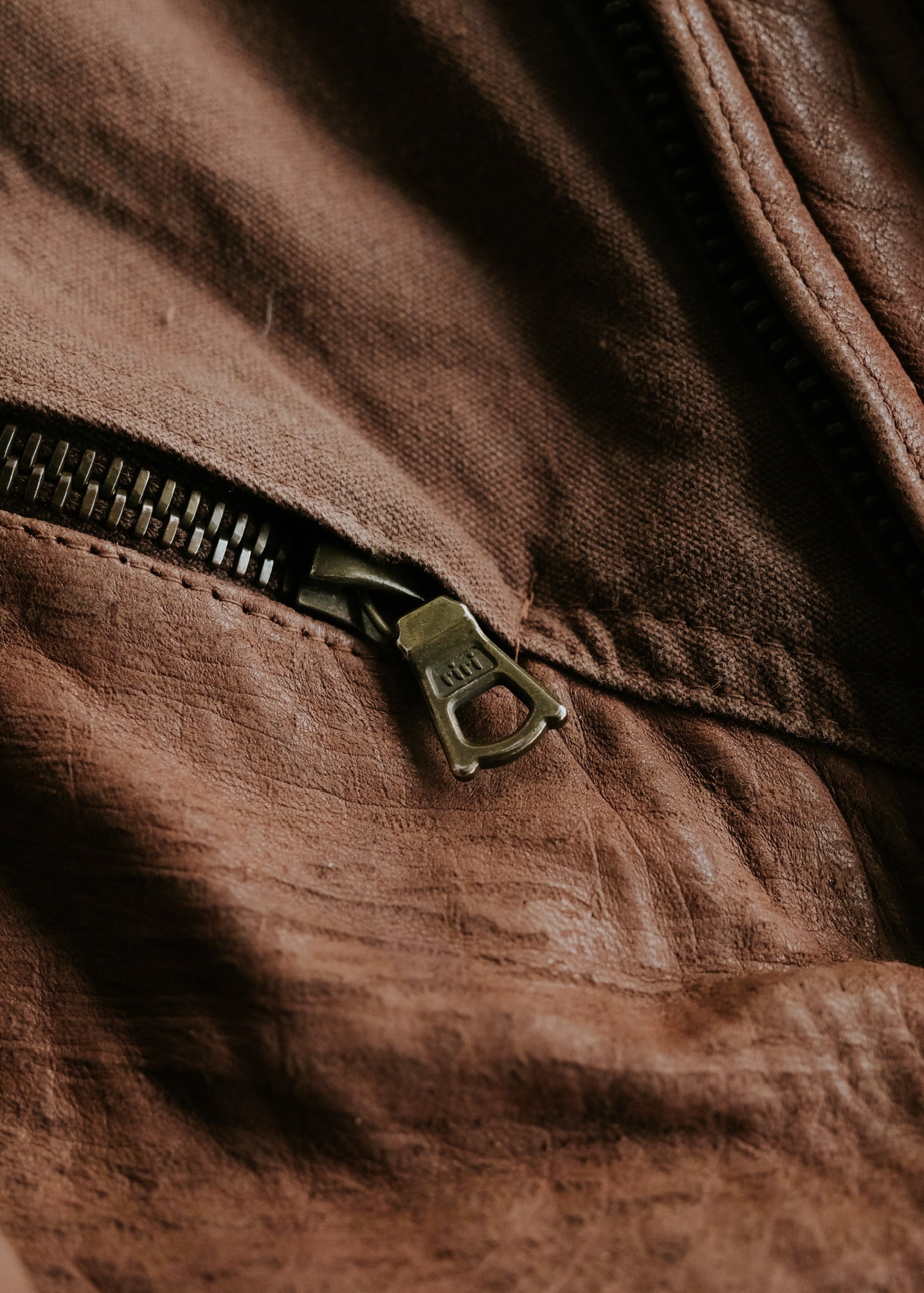 CETTEN | 70-80's RUFFO multiple zip swiching leather blouson