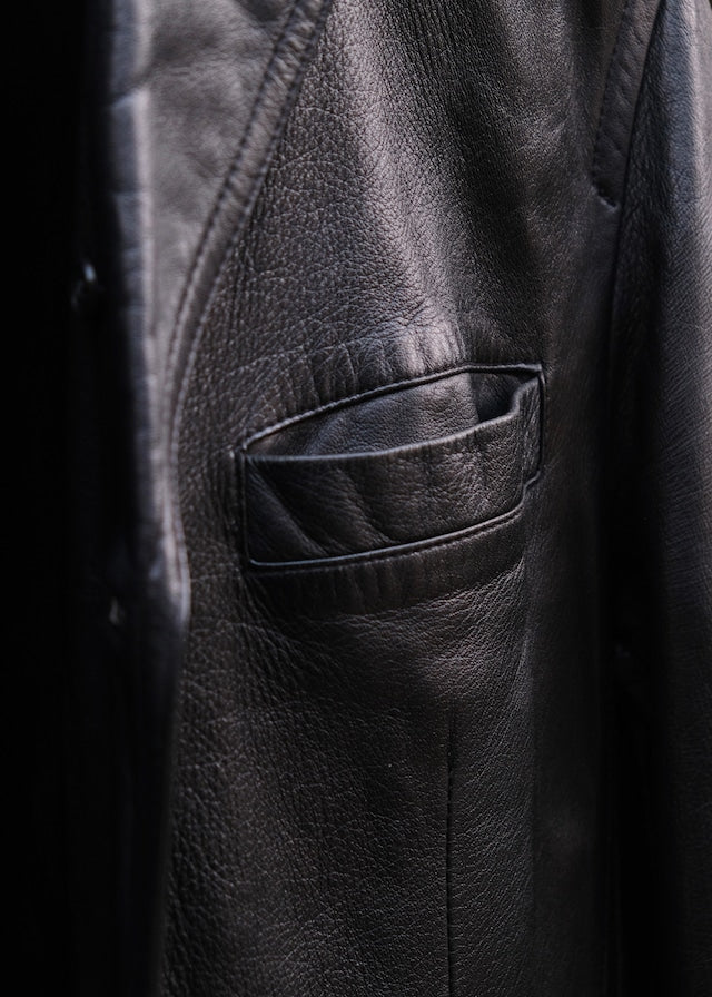 90's Jean Paul GAURTIER HOMME sheepskin 4B tailored jacket