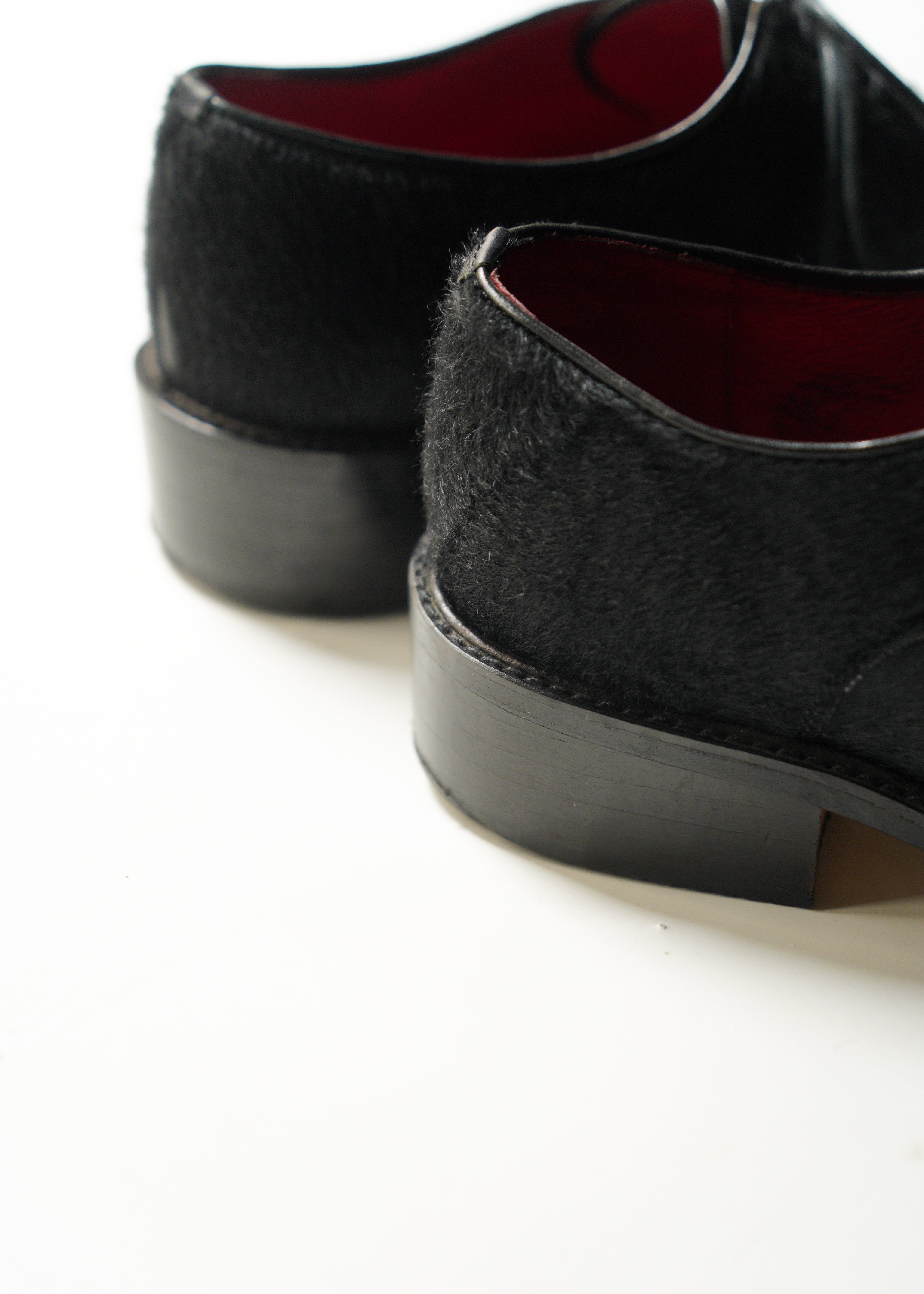 00’s Jean Paul Gaultier claf hair race up shoes