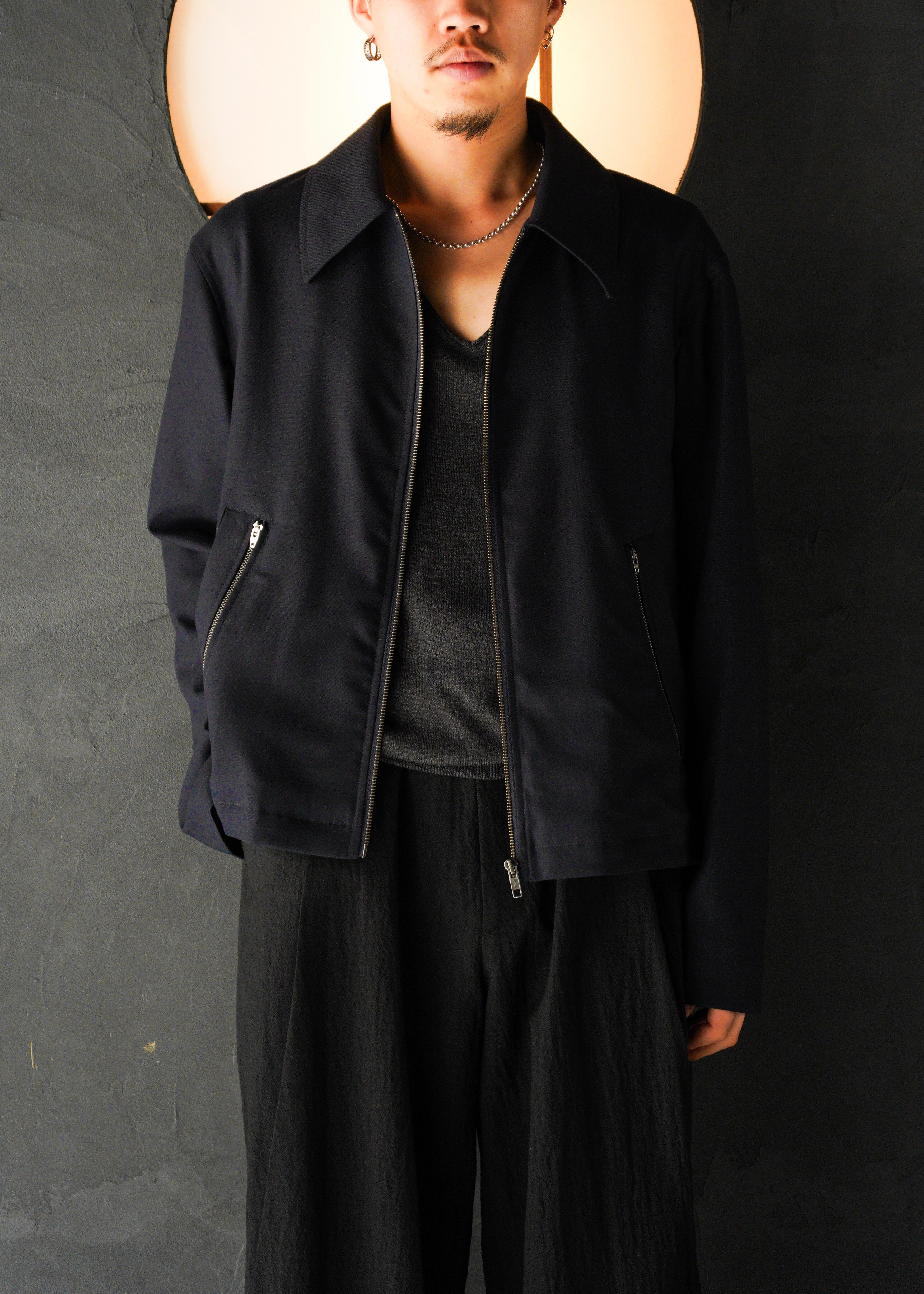 SHOOP 26SS EVERYDAY ZIPPER JACKET / Dark Navy