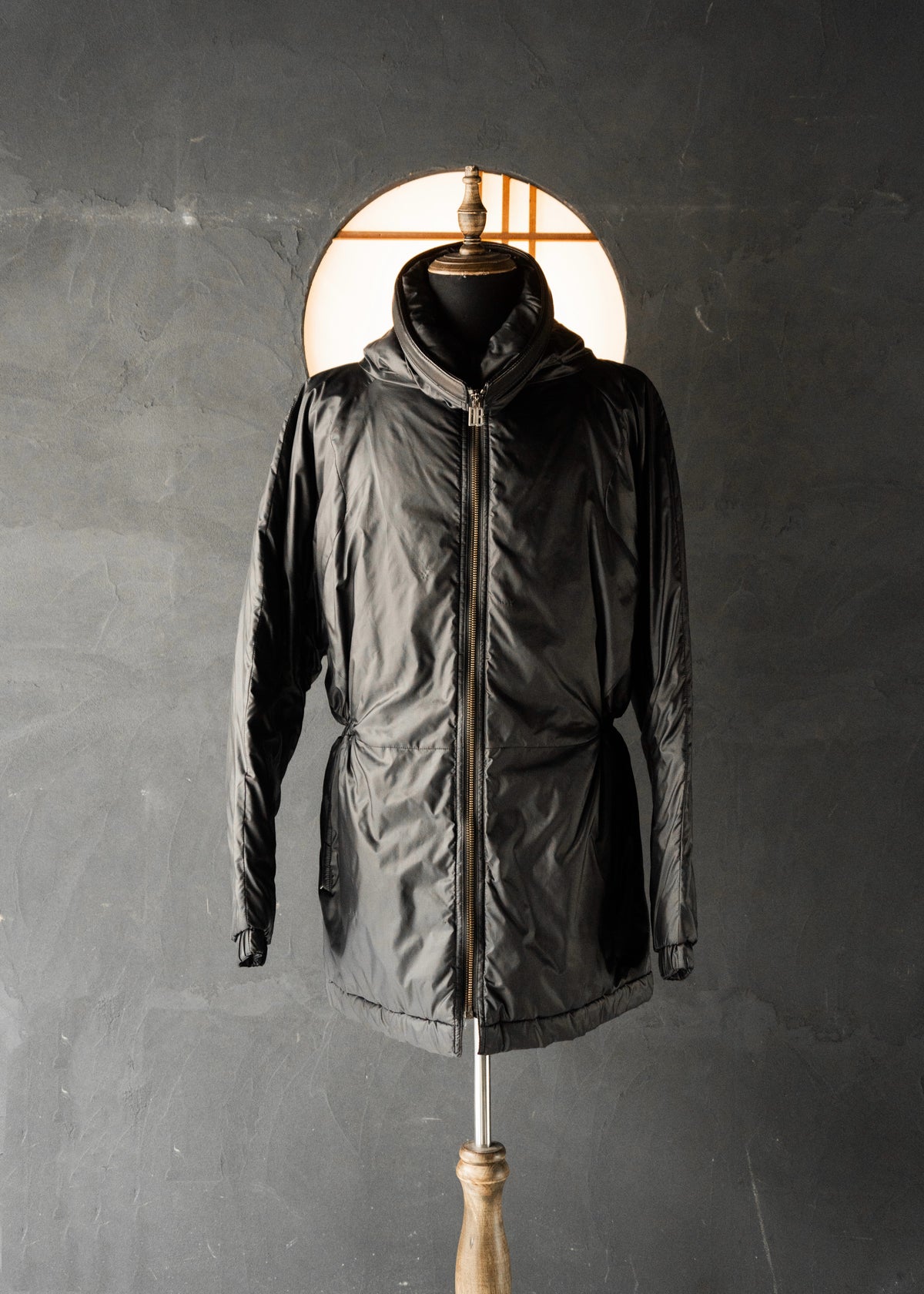 DIRK BIKKEMBERGS 99AW space collar zip up nylon jacket
