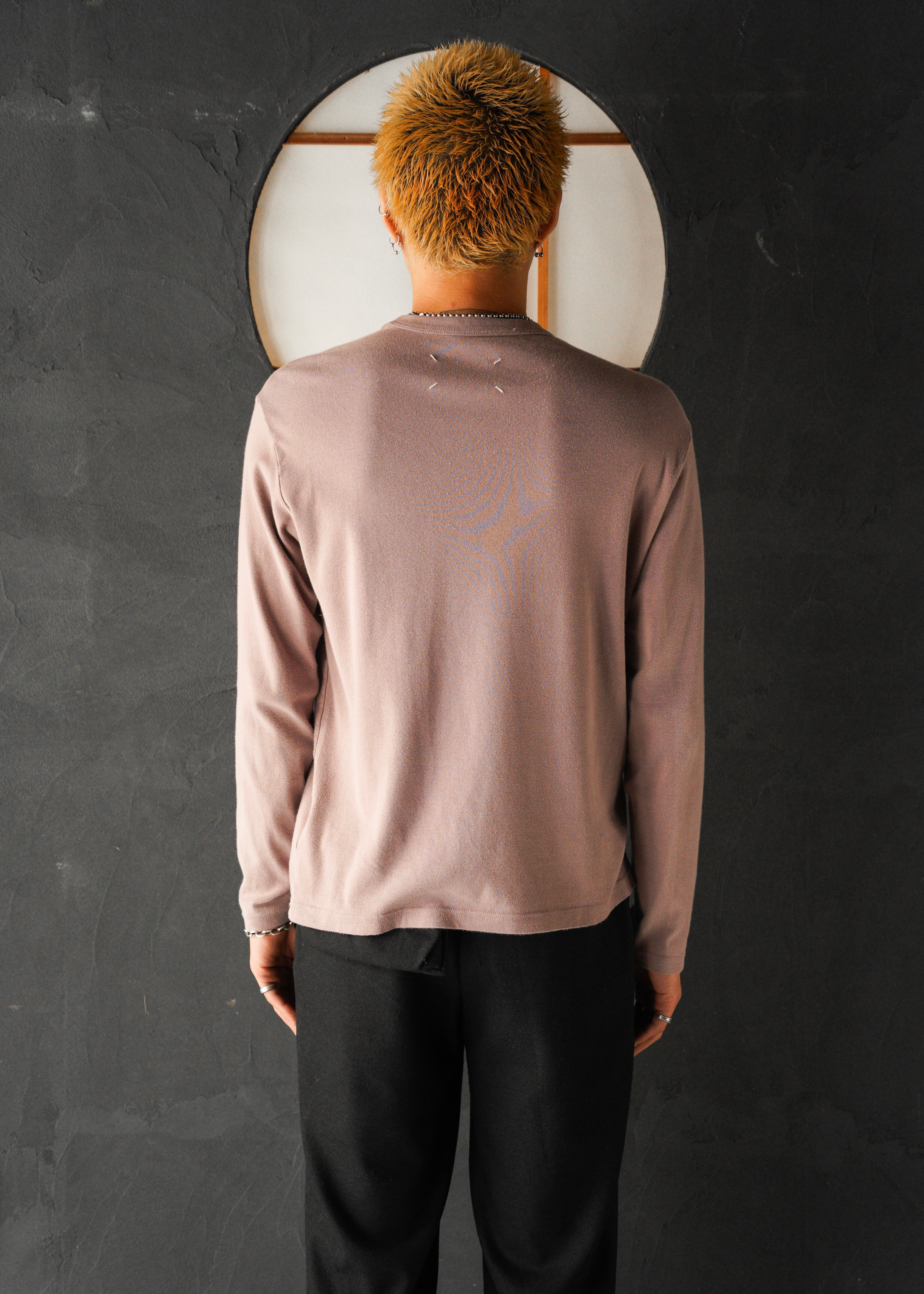 Martin Margiela by MISS DEANNA crew neck cotton long sleeve top