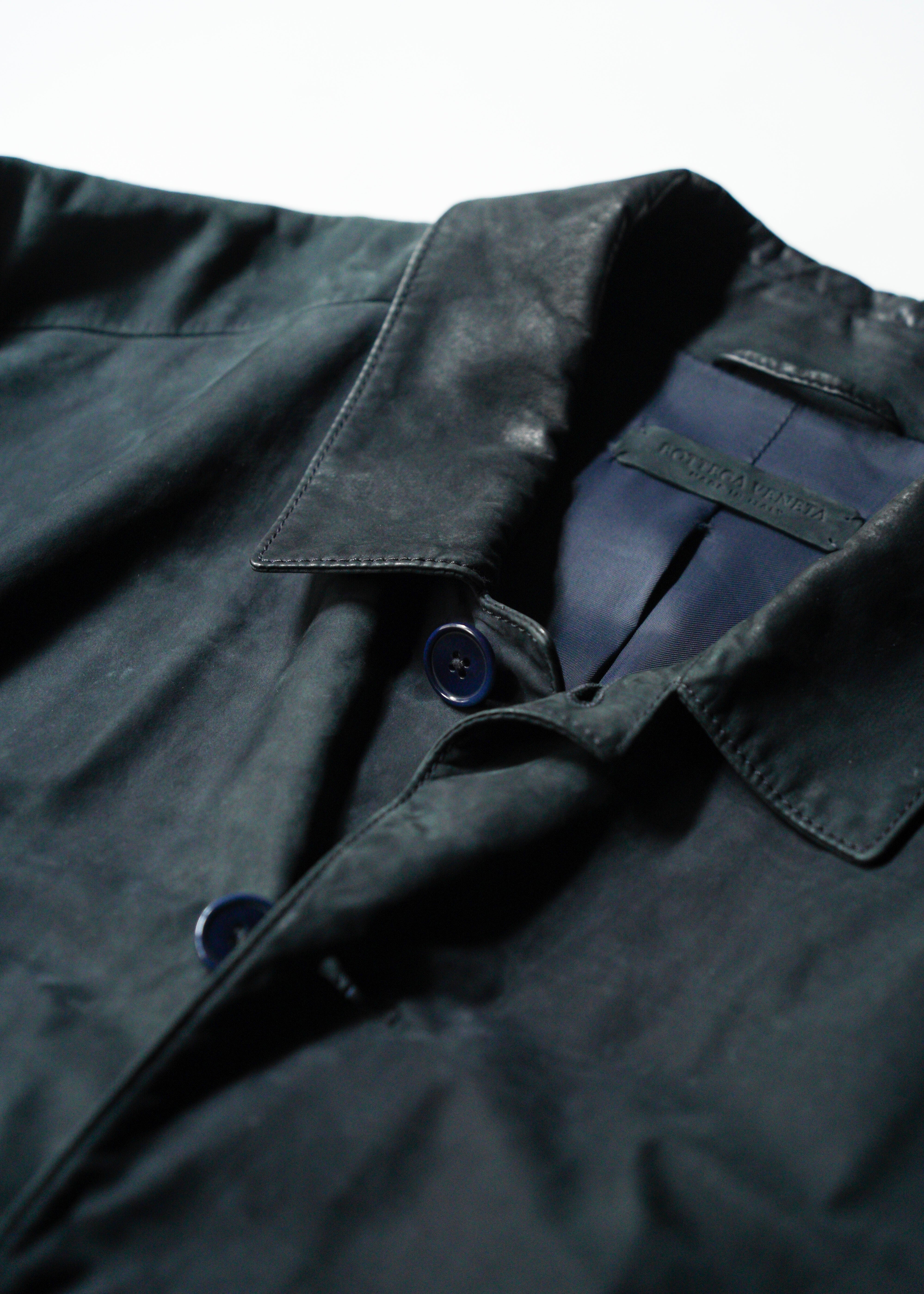 00-10’s BOTTEGA VENETA suede leather field jacket