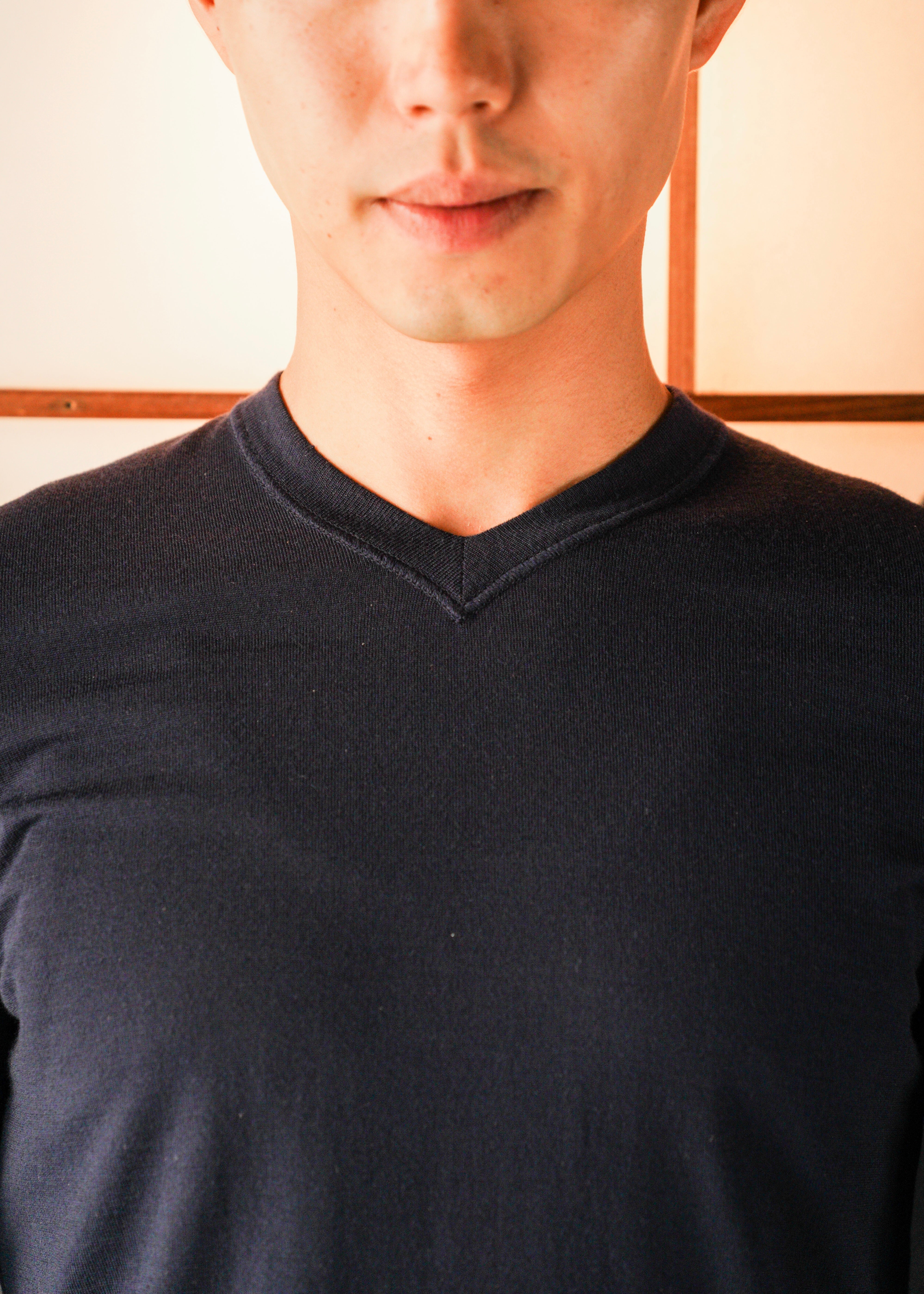 JIL SANDER 2013 v neck wool knit