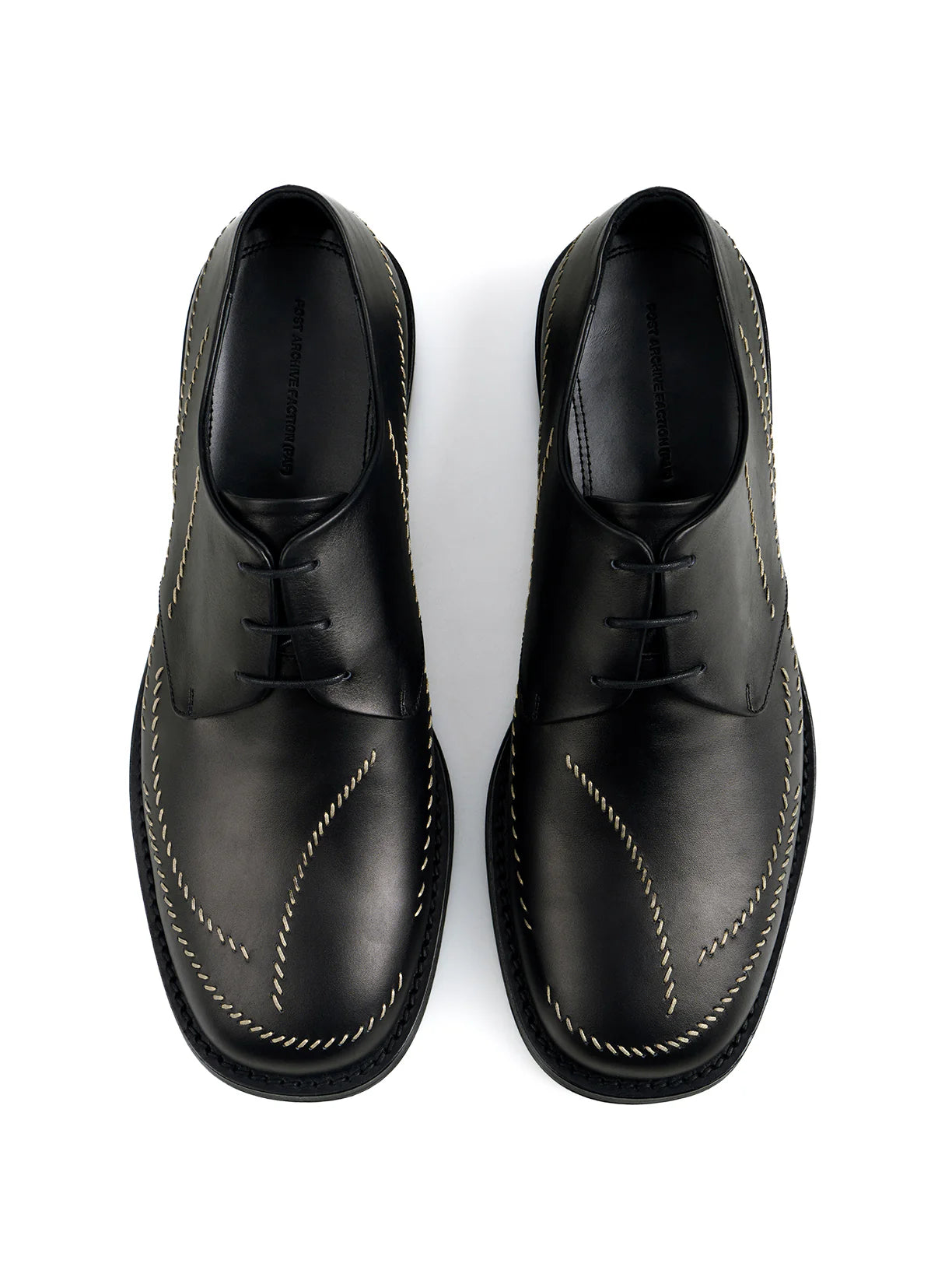 POST ARCHIVE FACTION 26SS SASHIKO Derby / Matt Black
