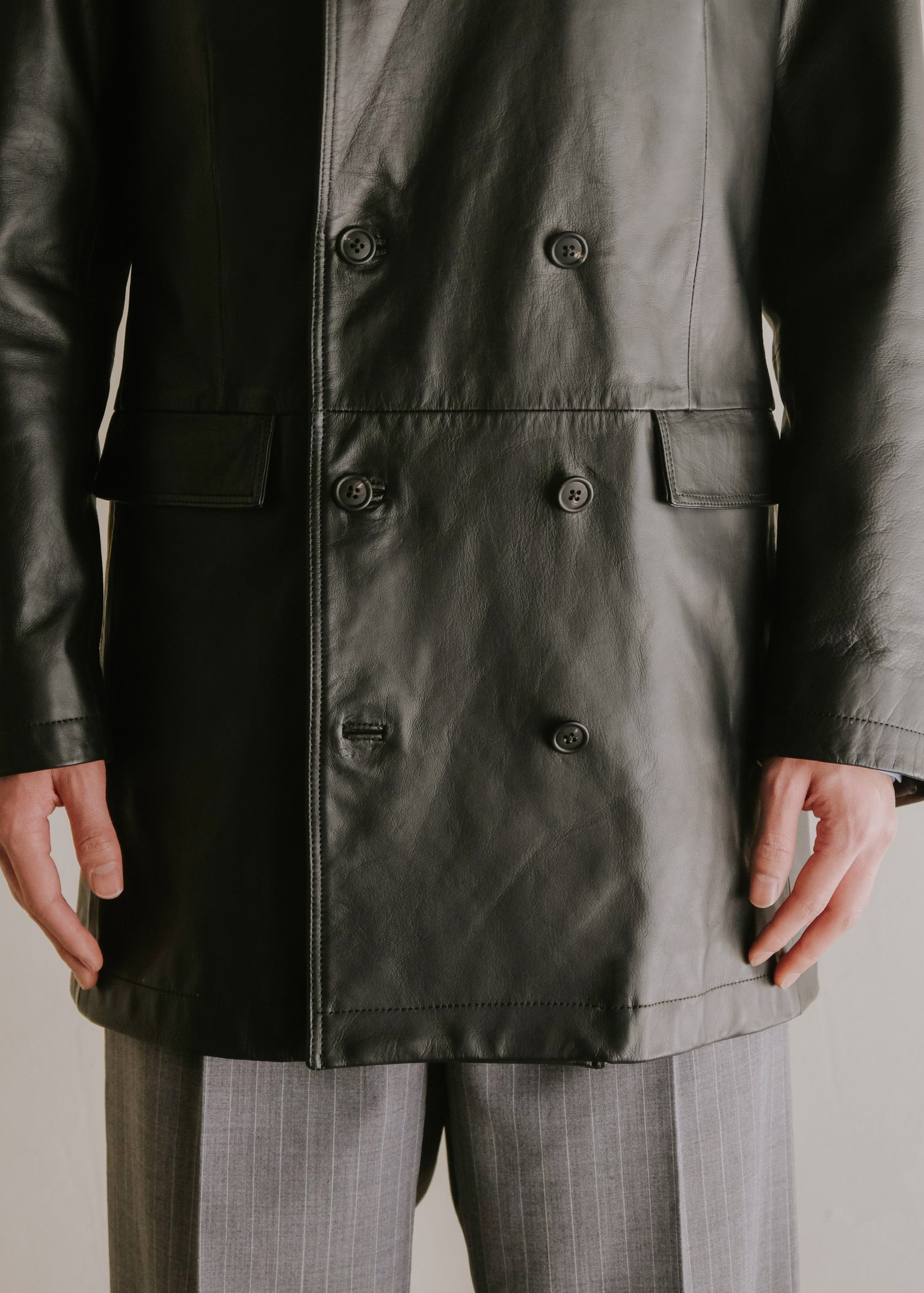 SASAKI SATORU 26SS double breasted long jacket