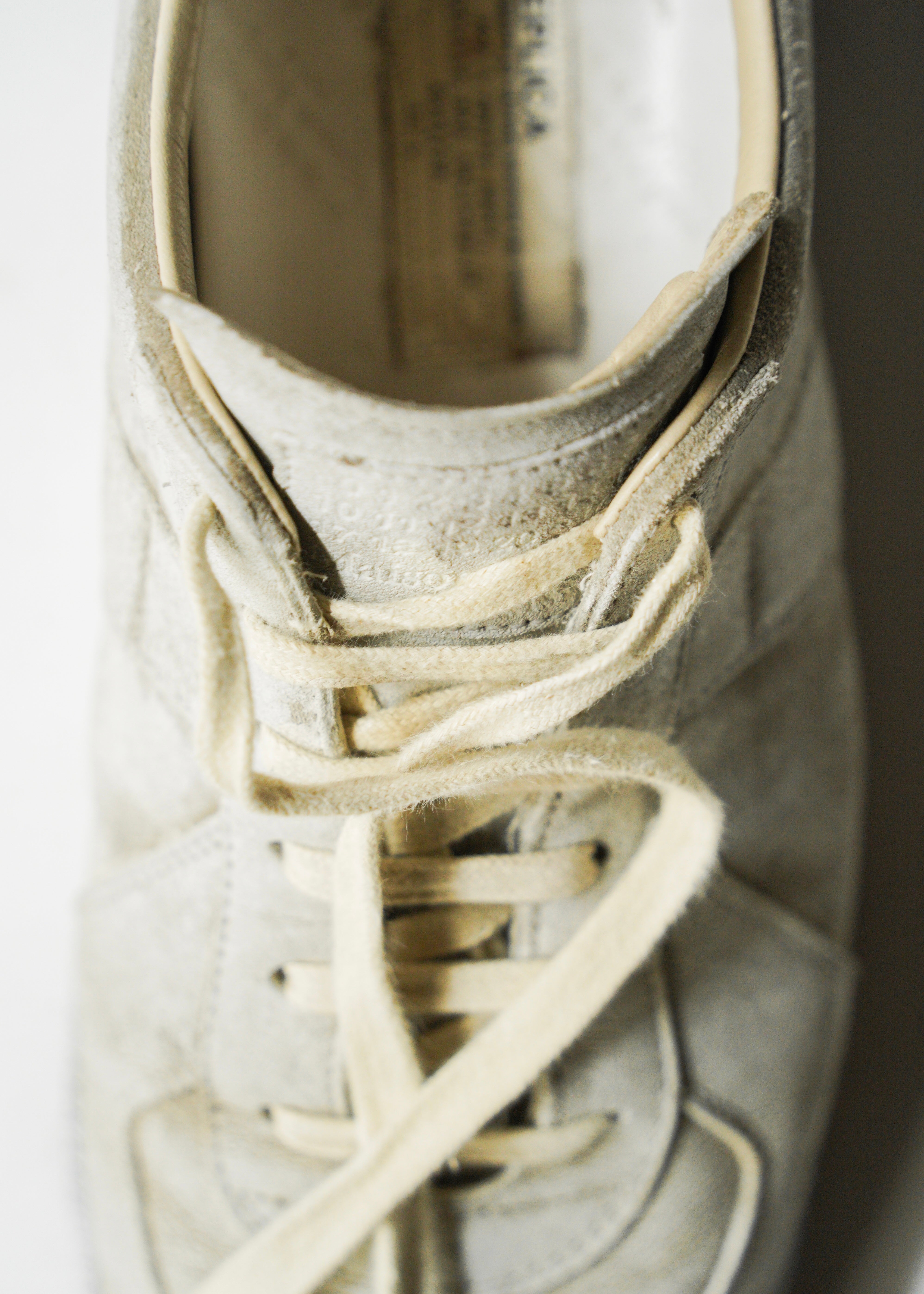 10’s Maison Margiela coated lamb skin GERMAN TRAINER