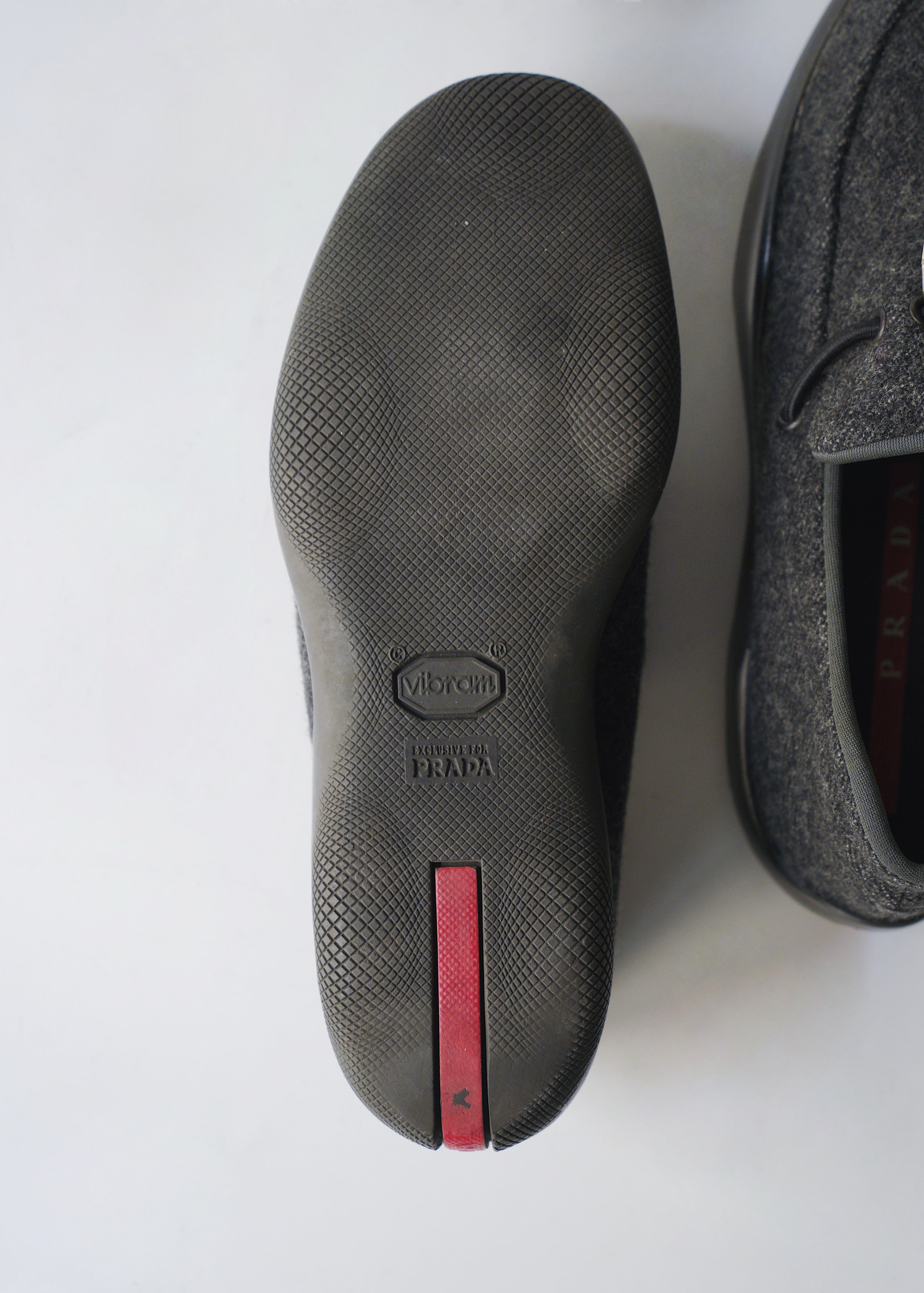 PRADA SPORT 1999 wool draw cord slip-on