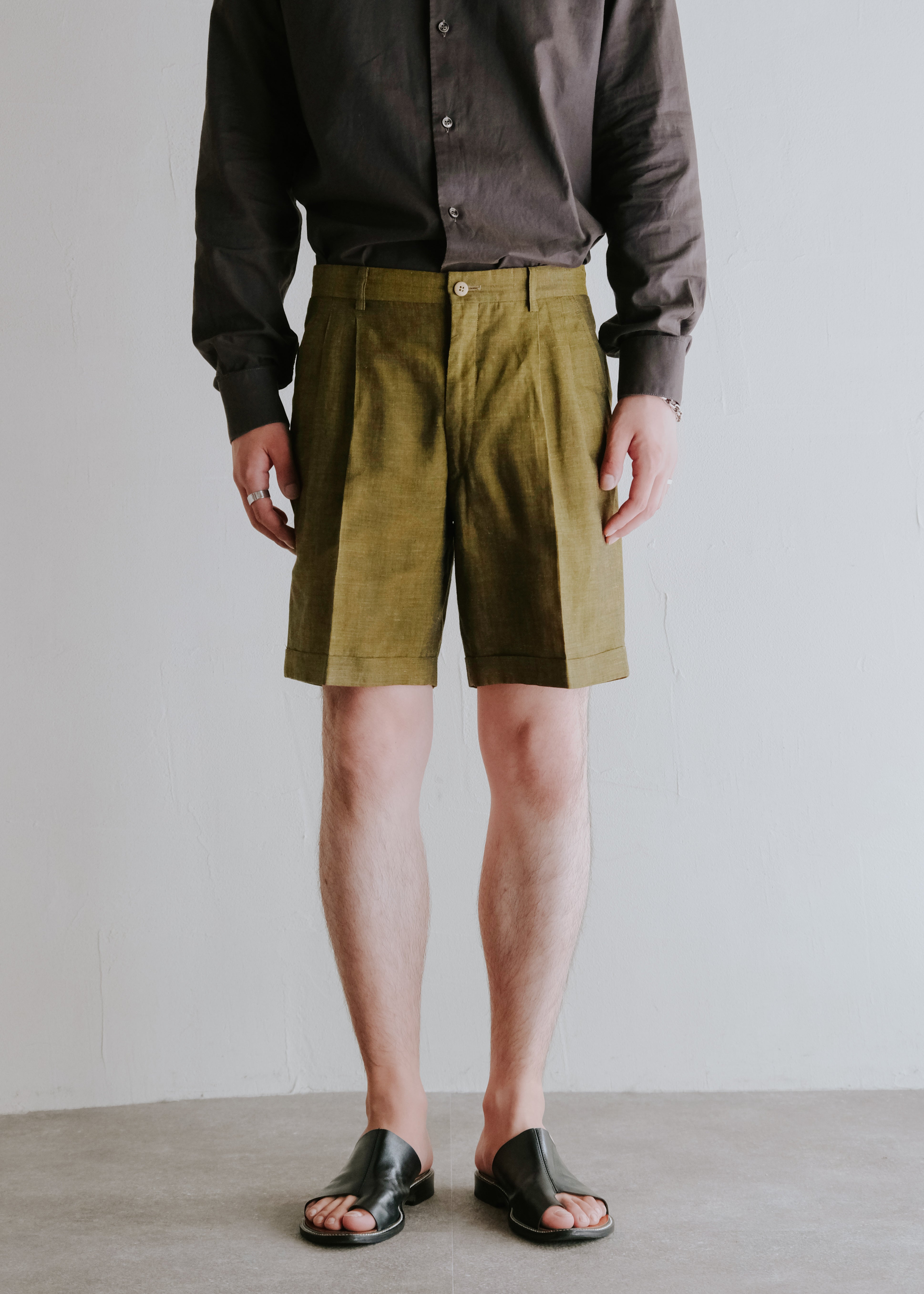 80's LANVIN STUDIO PARIS 2 tucked shorts