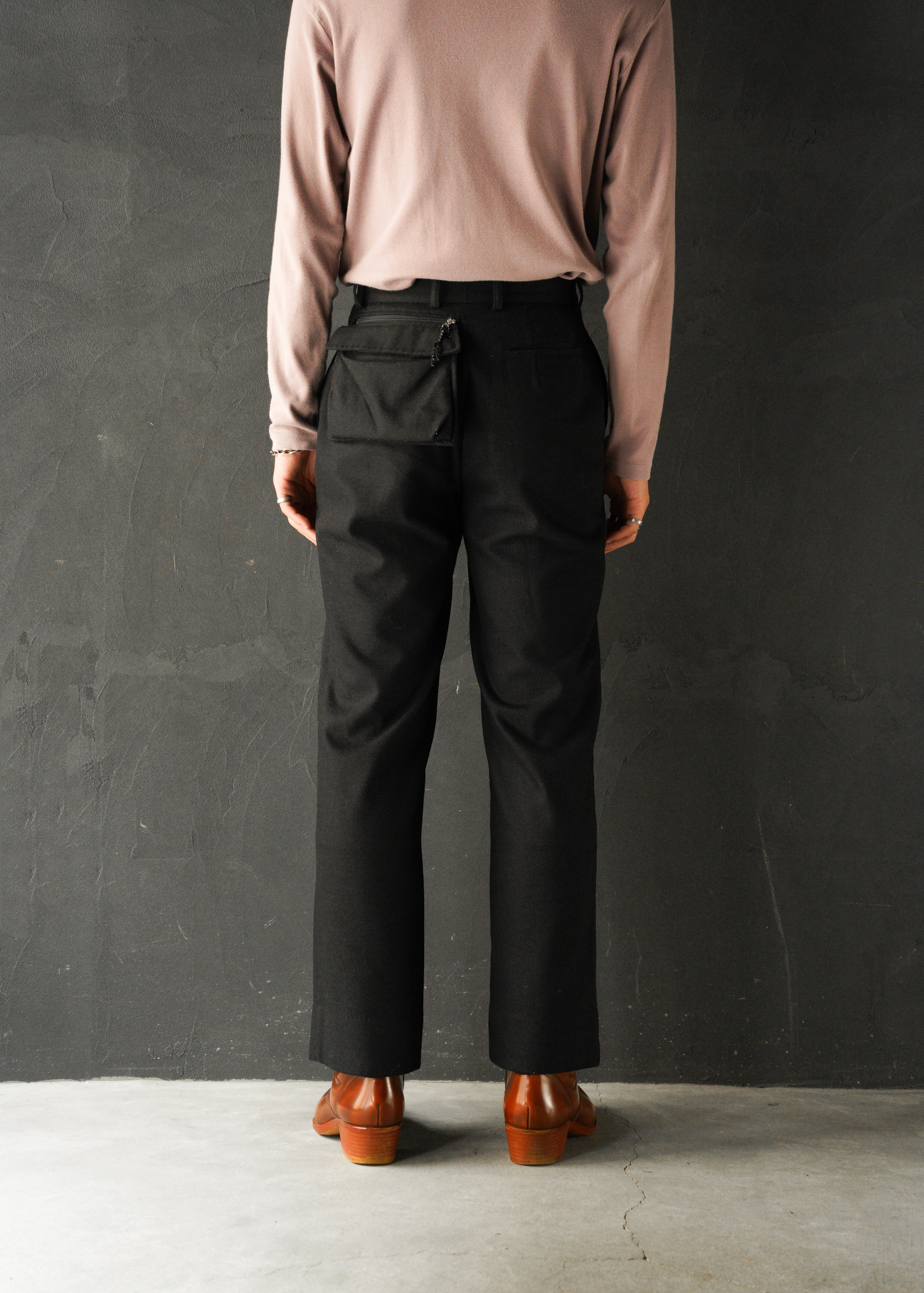 GIANFRANCO FERRE detachable pocket straight slacks