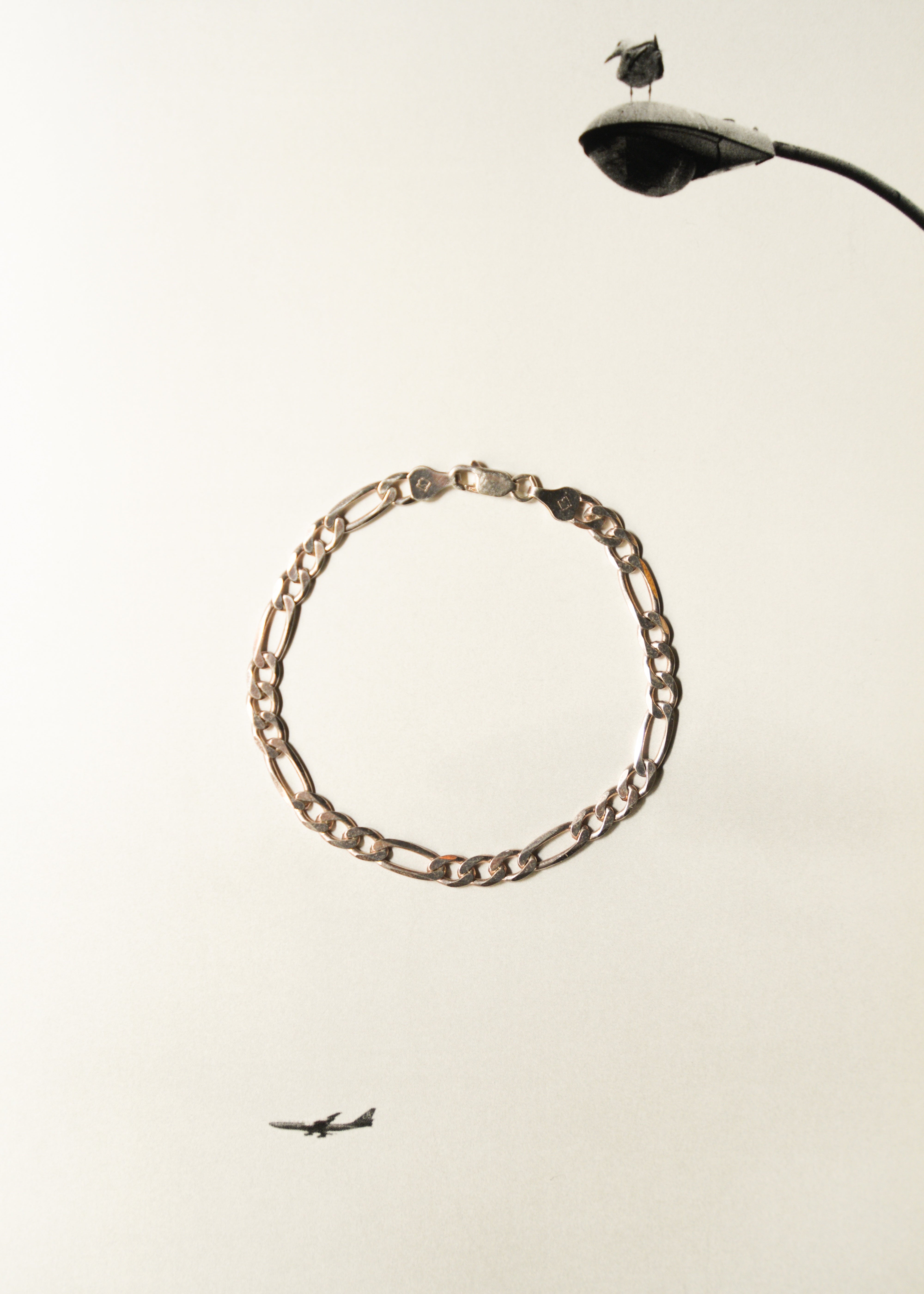 50’s Italian vintage oval chain bracelet