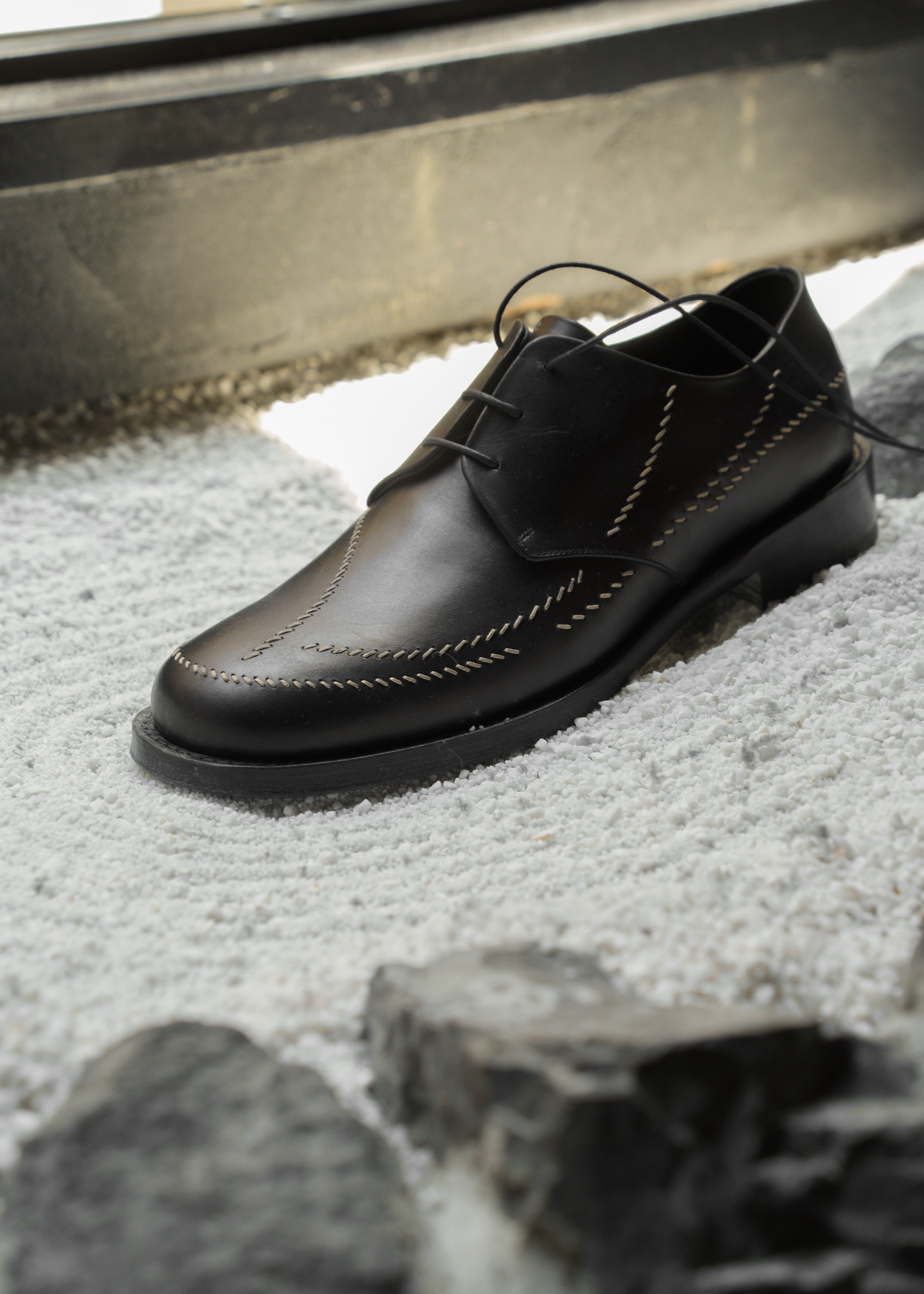 POST ARCHIVE FACTION 26SS SASHIKO Derby / Matt Black