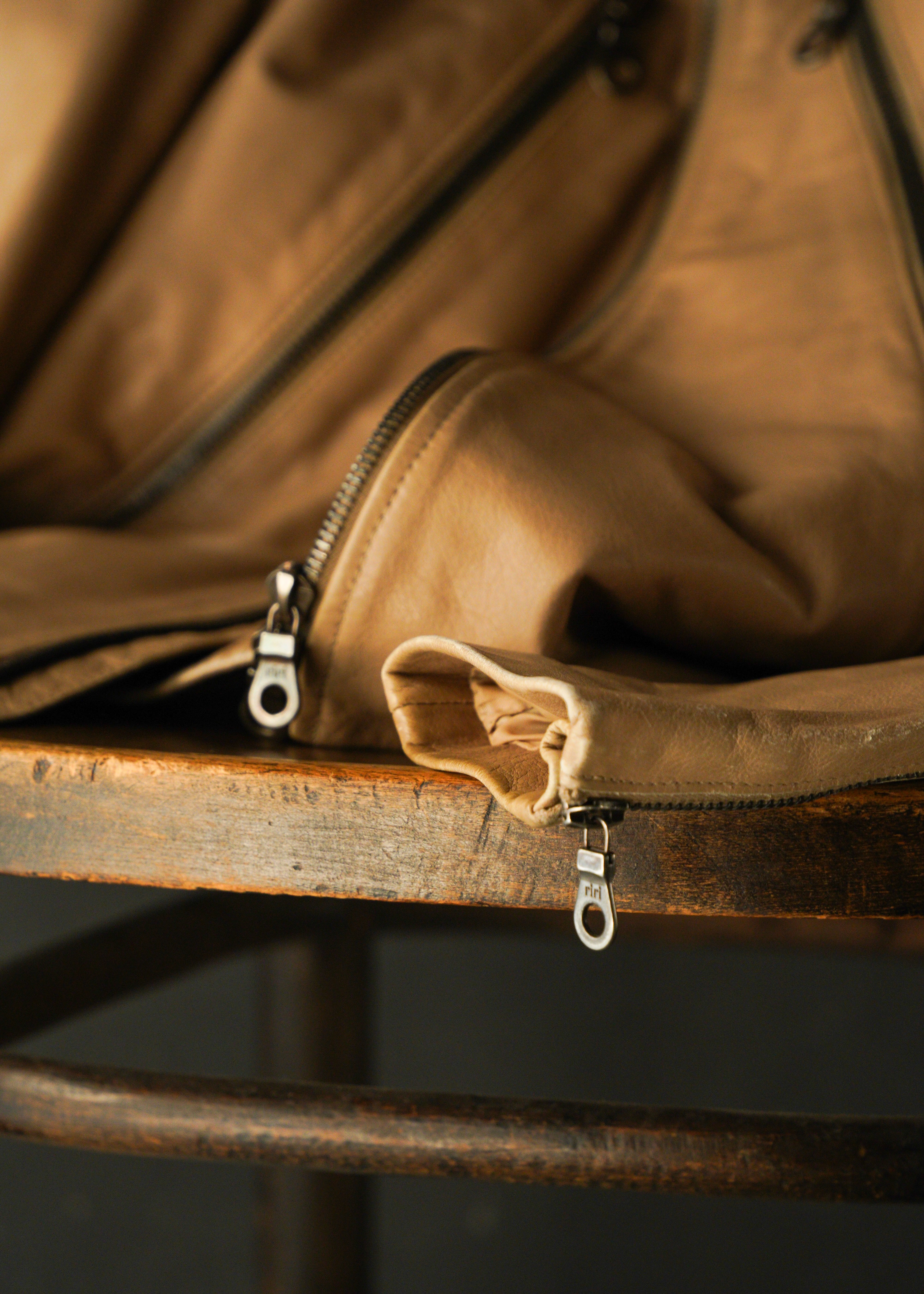 Martin Margiela 08SS 5 zip leather riders jacket