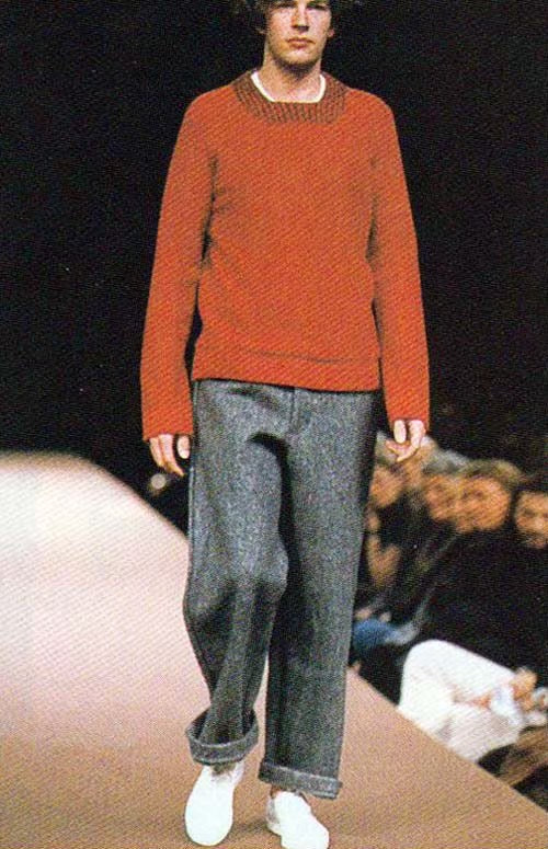 COMME des GARÇONS HOMME PLUS 98FW square neck knit