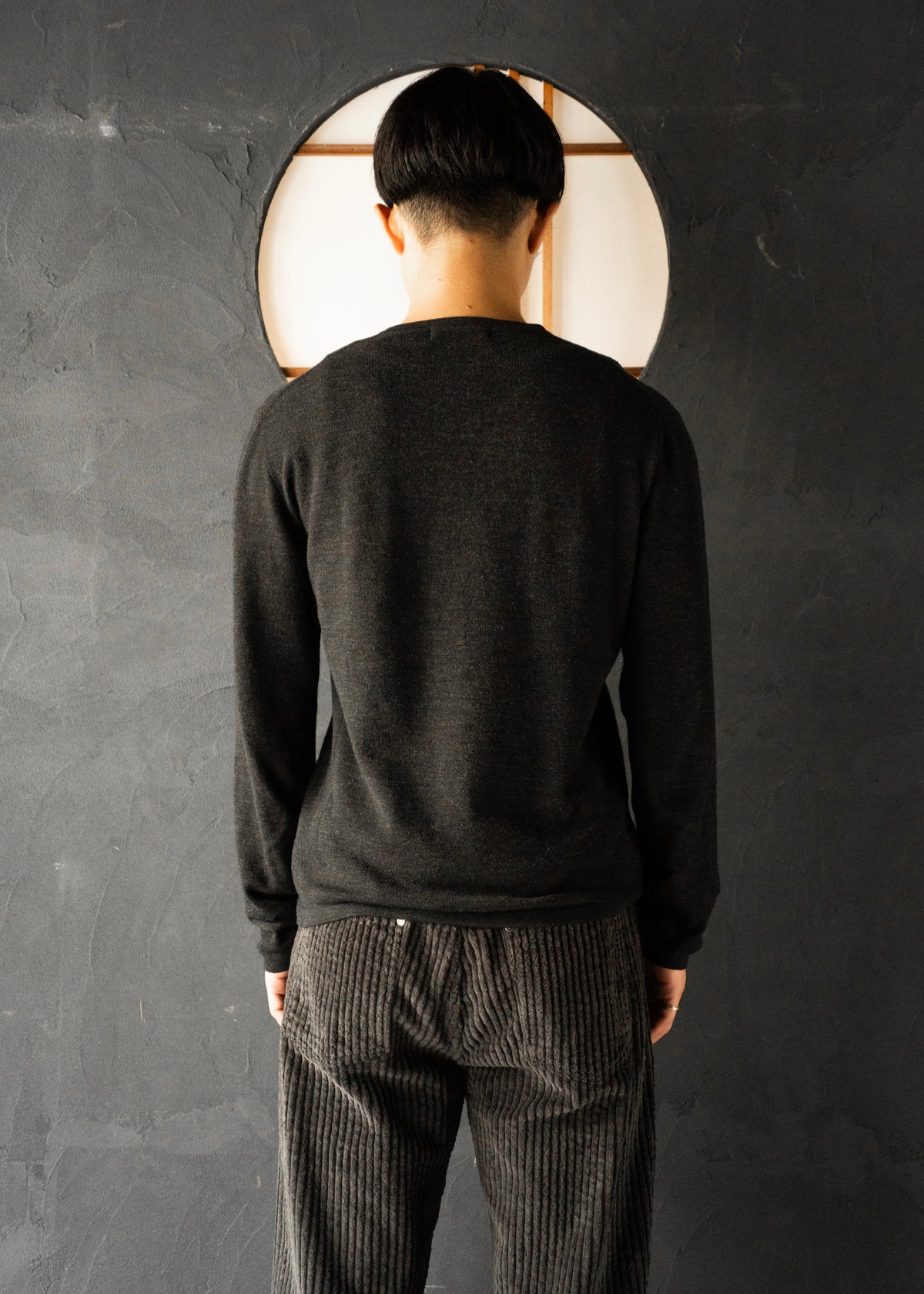 90-00's COMME CA DU MODE MEN v-neck wool knit
