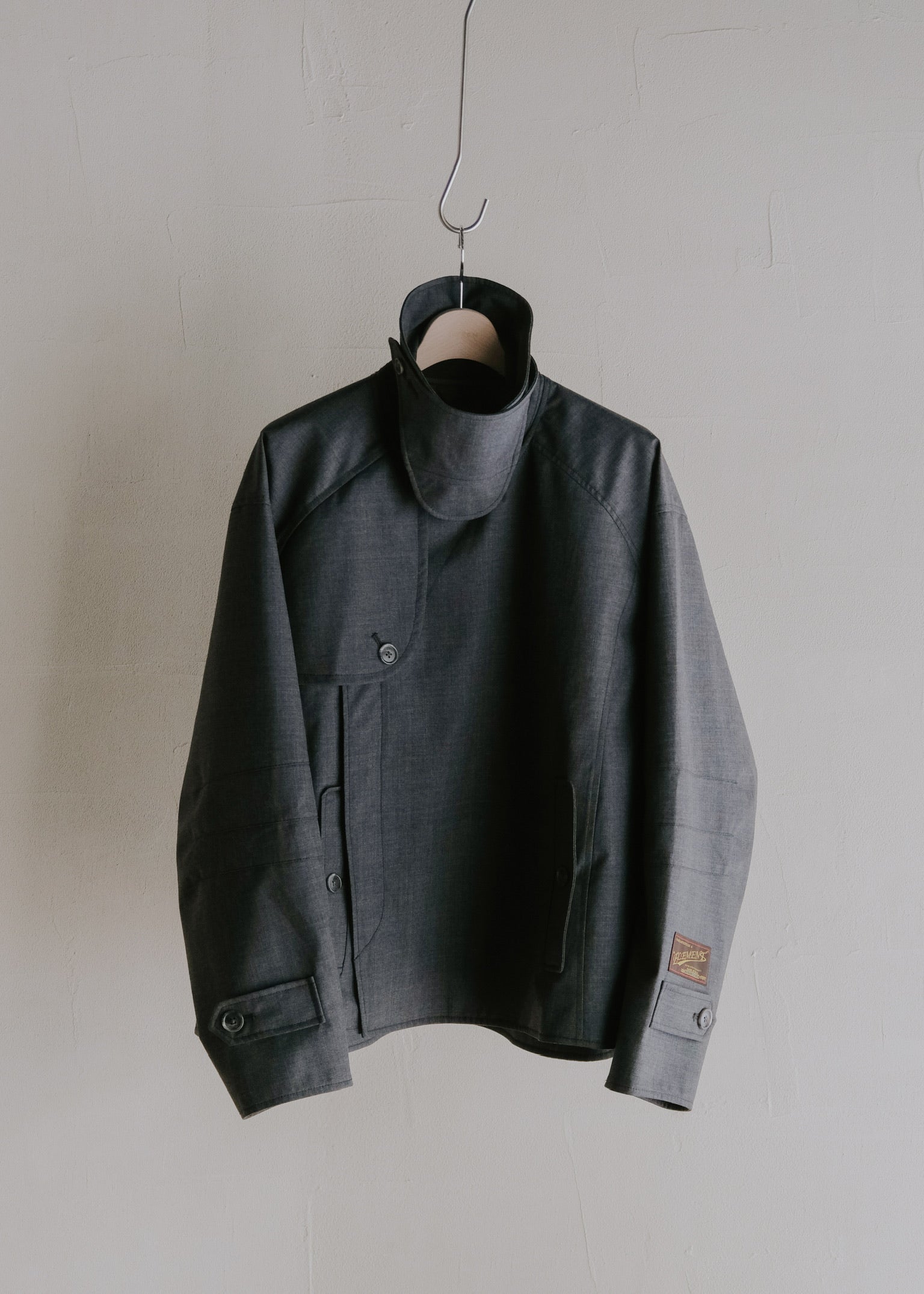 D.Nart.Ampta 25AW round cut short trench coat