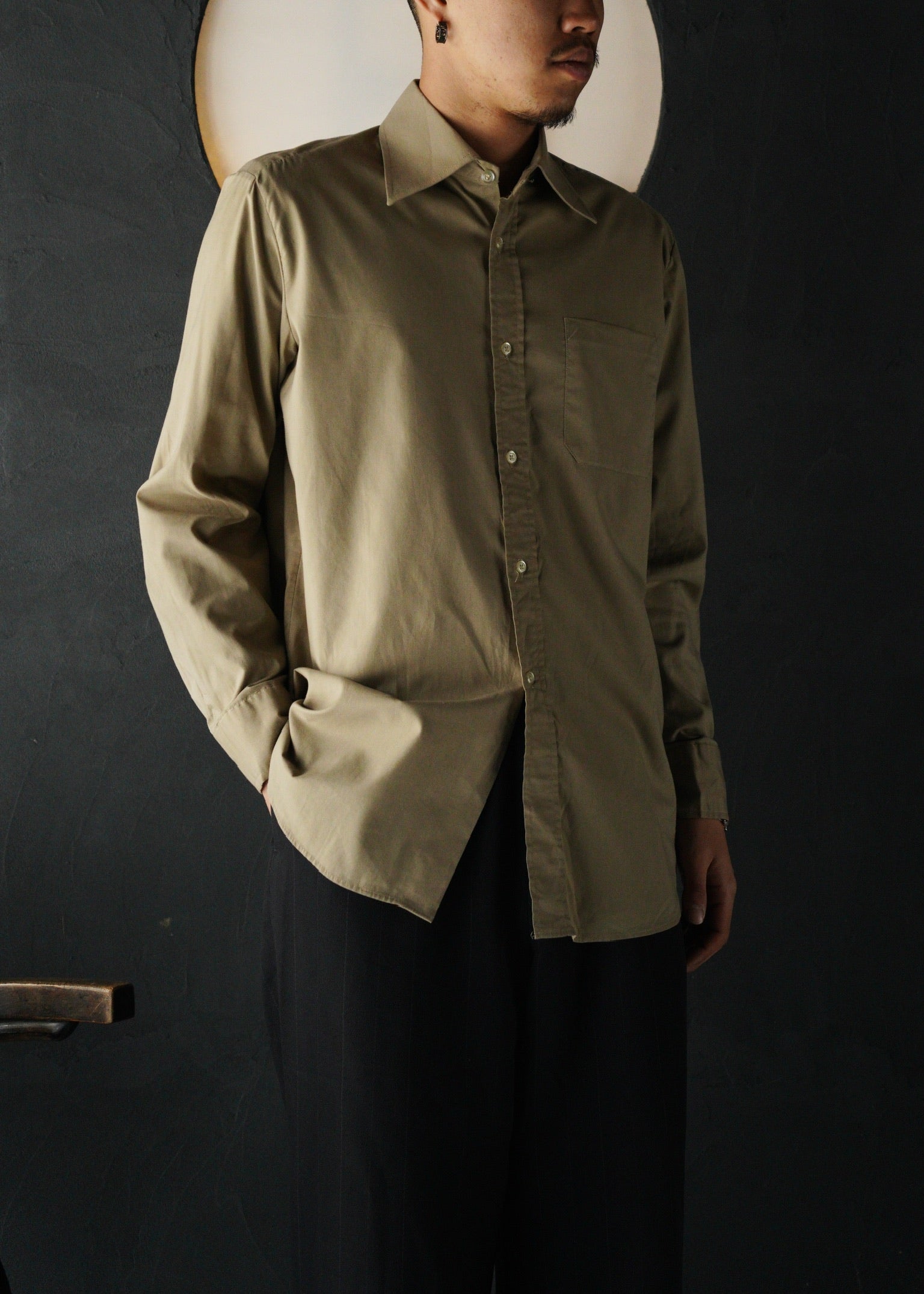 80’s Euro vintage wide collar shirt