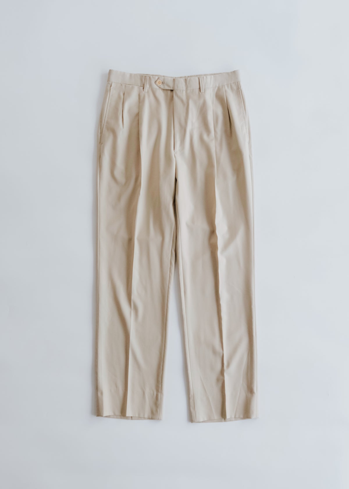 00's ADER Sartoria 1978 by Loro piana Super 120's wool two tucked relaxing tapered slacks