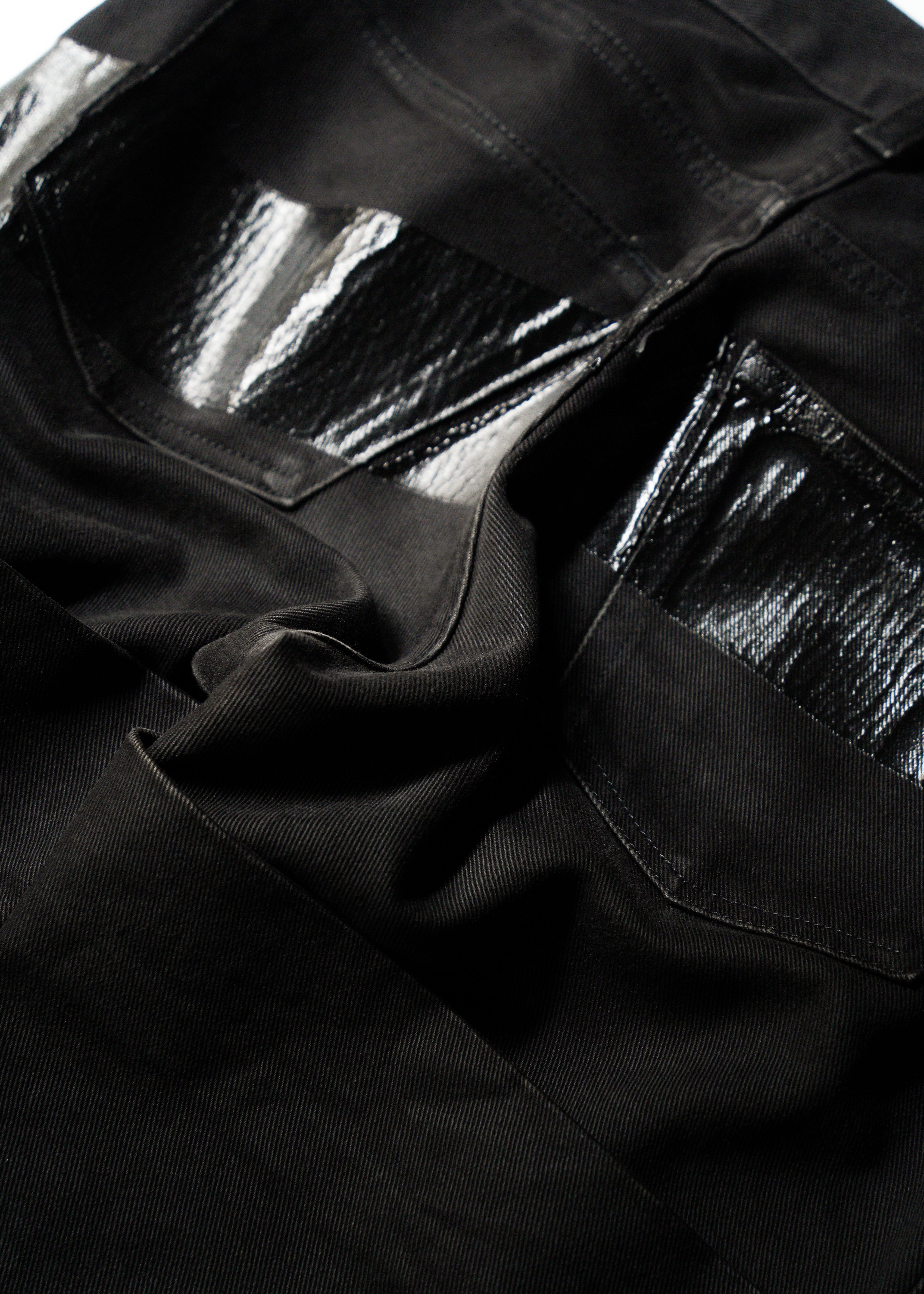 HELMUT LANG 1997 rubber coating jeans