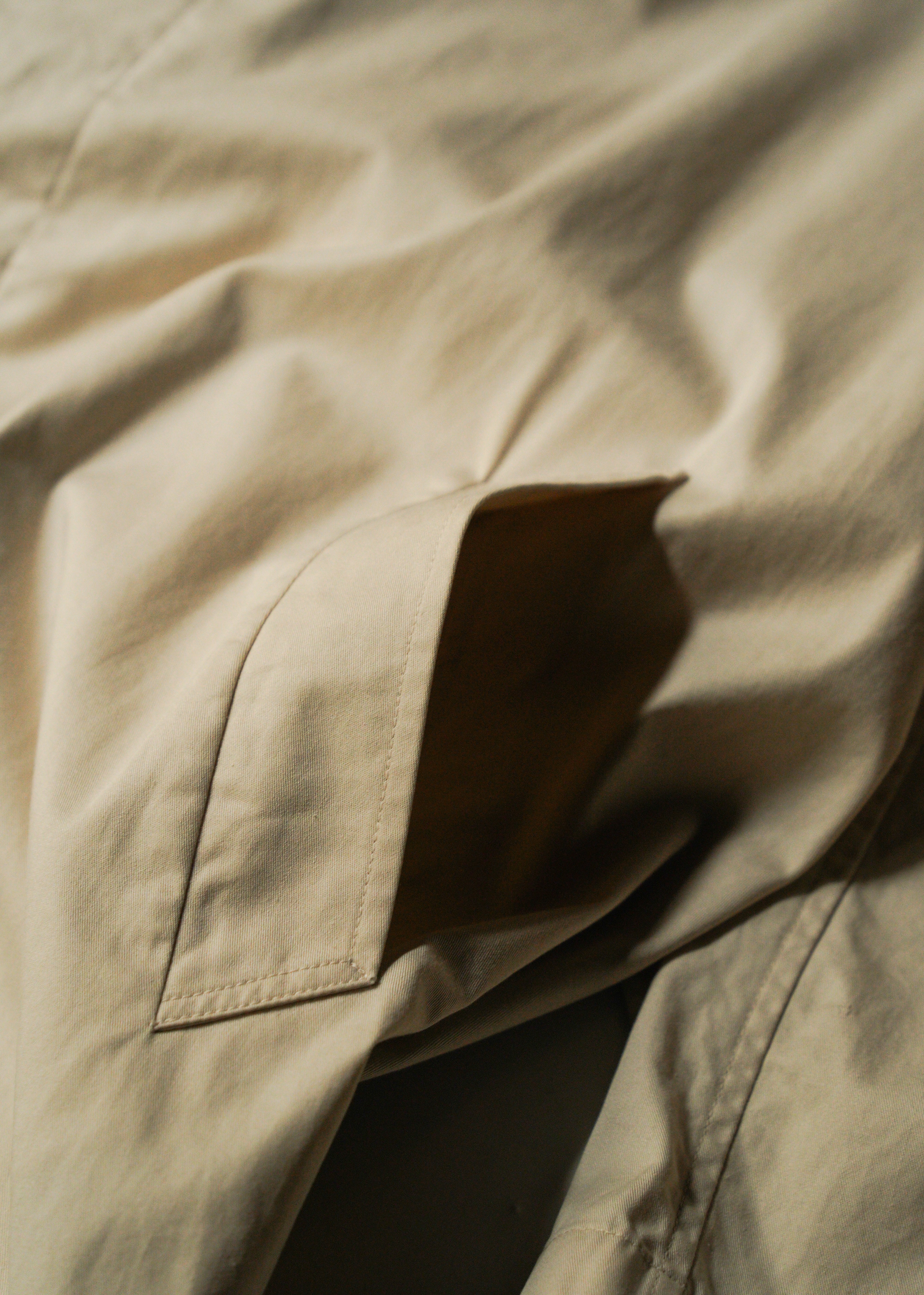 90's agnes b. homme fly front balmacaan coat