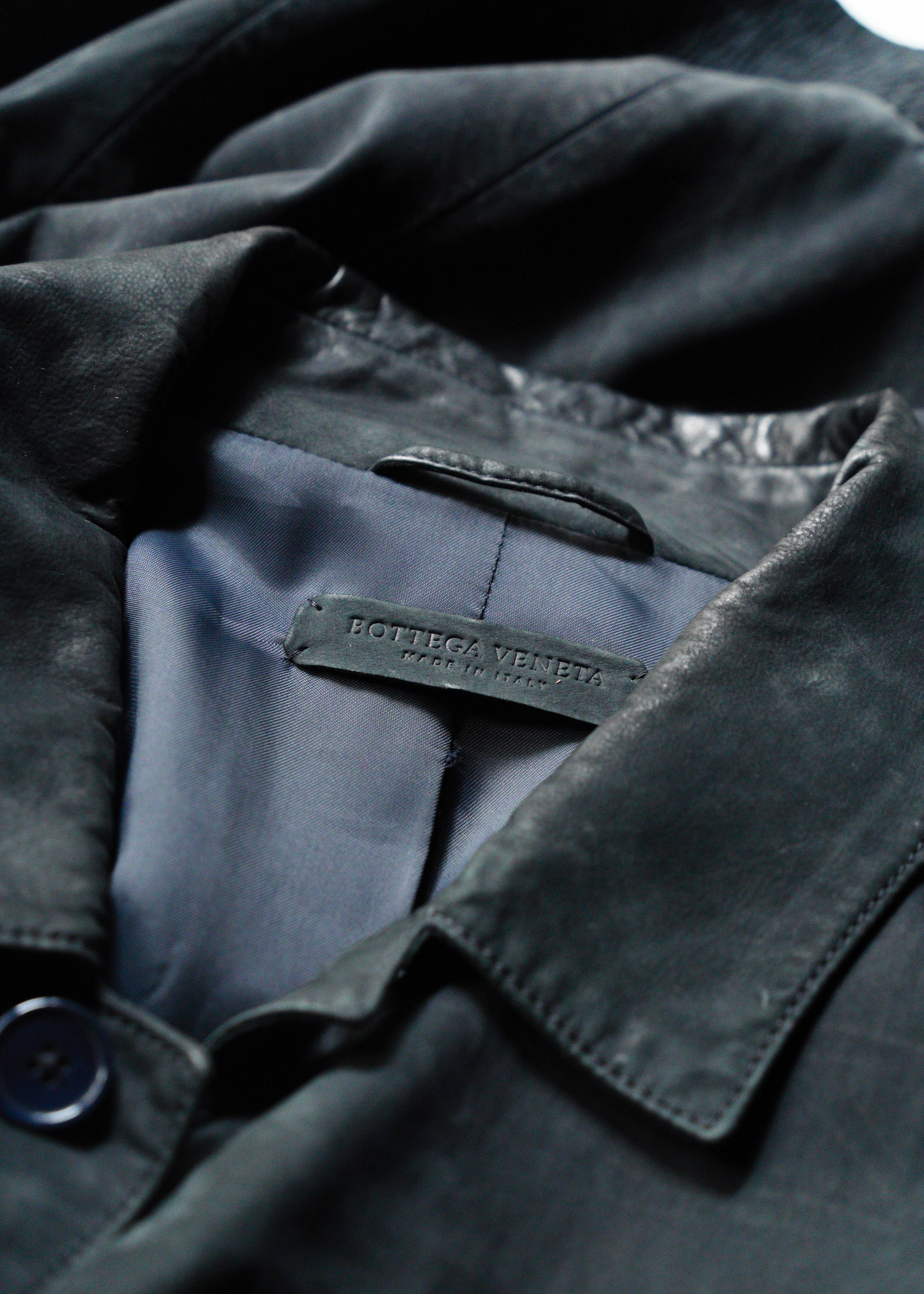 00-10’s BOTTEGA VENETA suede leather field jacket