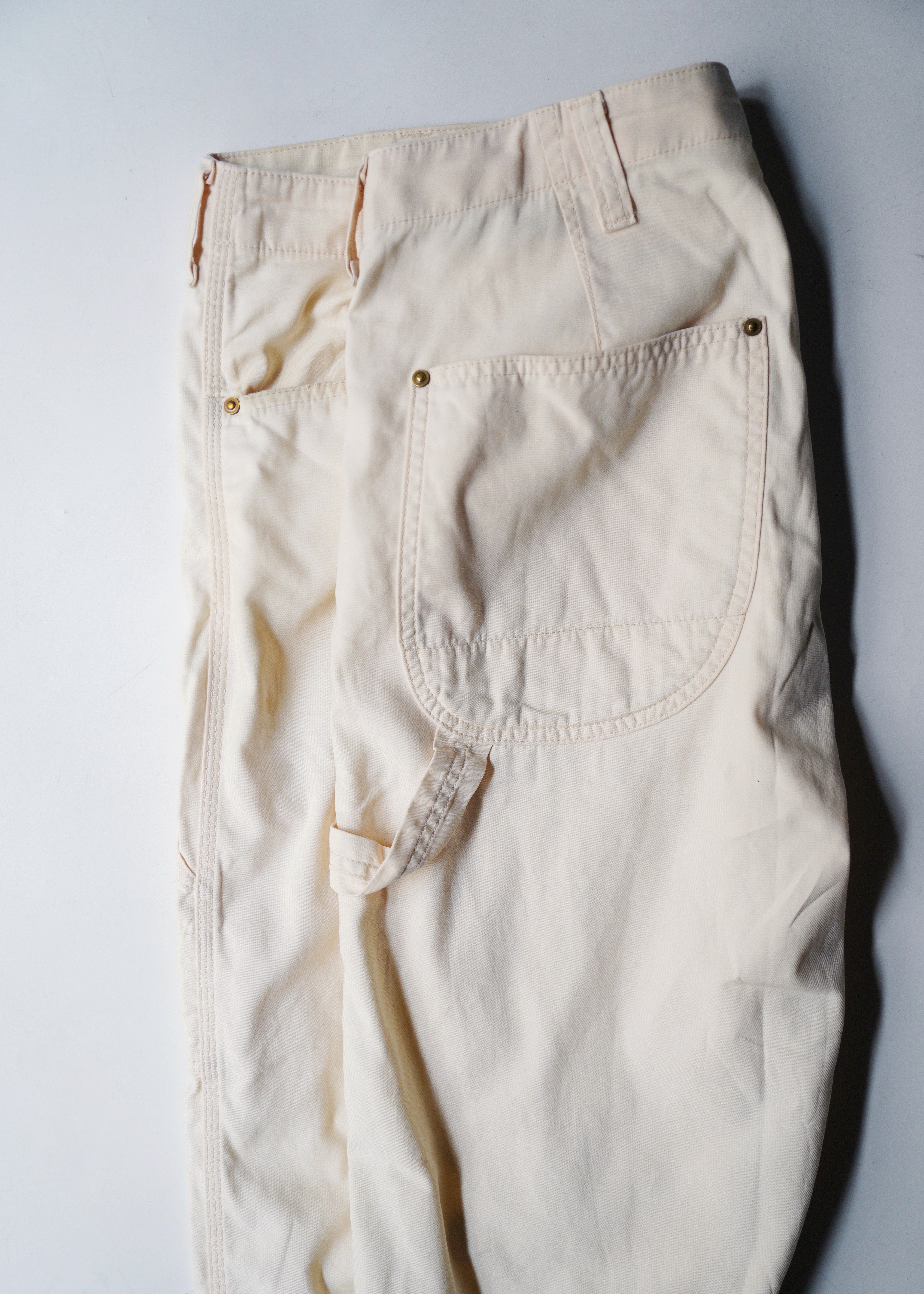 COMME des GARÇONS HOMME AD2012 wide flare painter cropped trousers