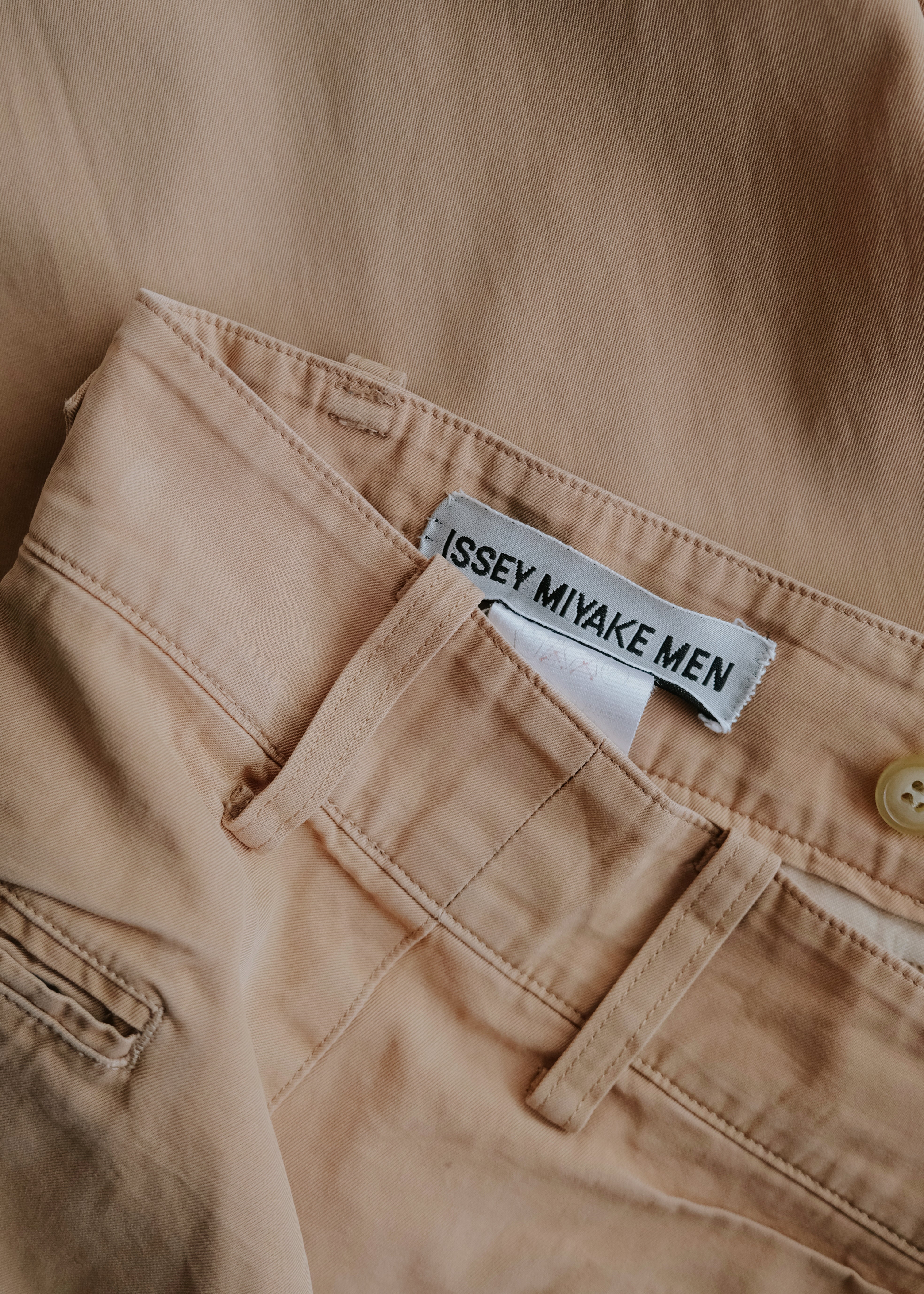 ISSEY MIYAKE MEN 99AW cotton gurkha trousers