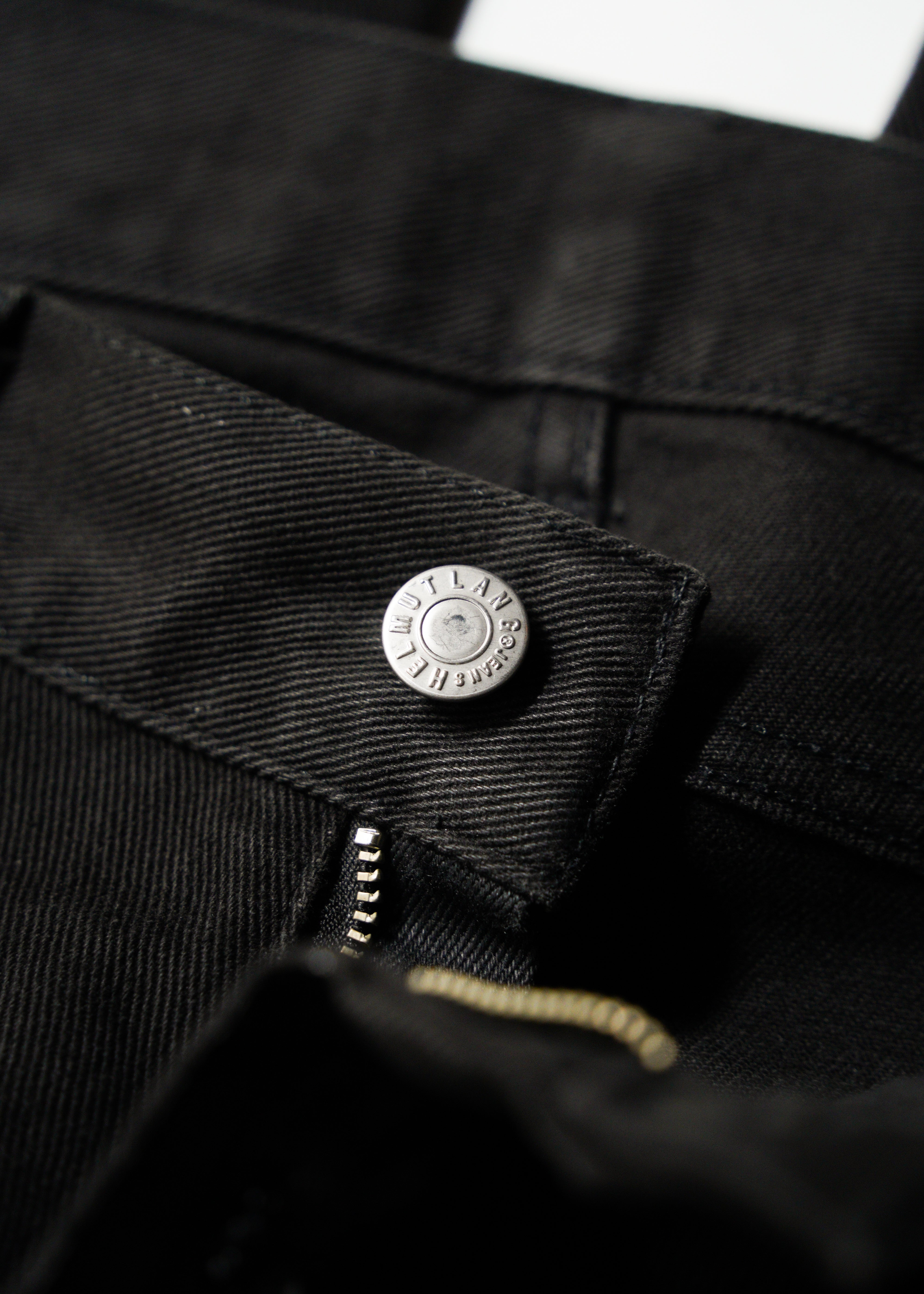HELMUT LANG 1997 rubber coating jeans