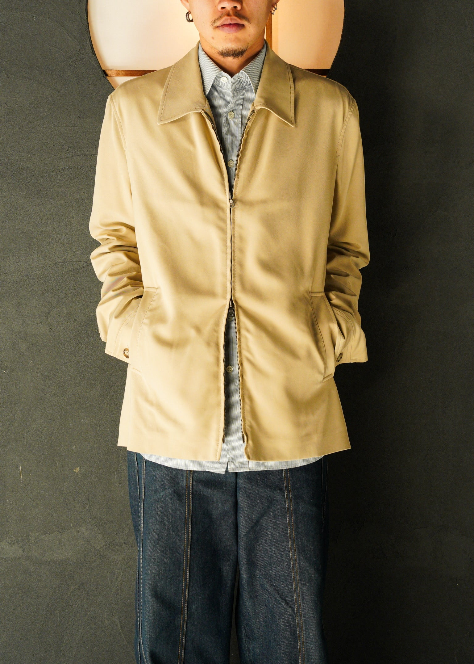 00-10’s PRADA double zip up blouson