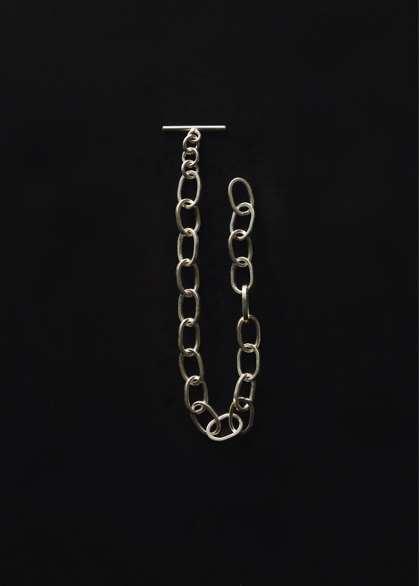 link chain karen silver bracelet