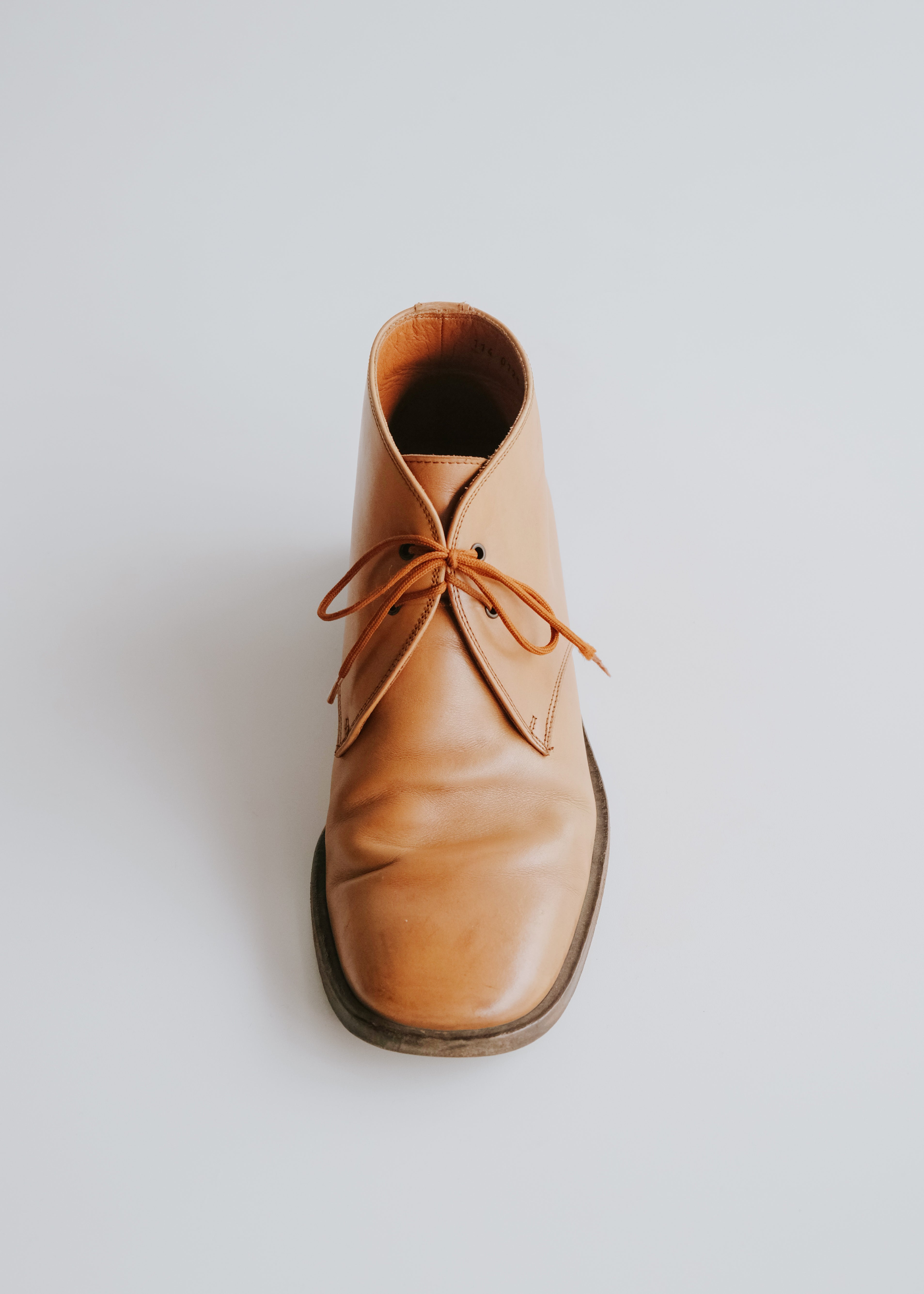 GUCCI by Tom Ford square toe leather chukka boots