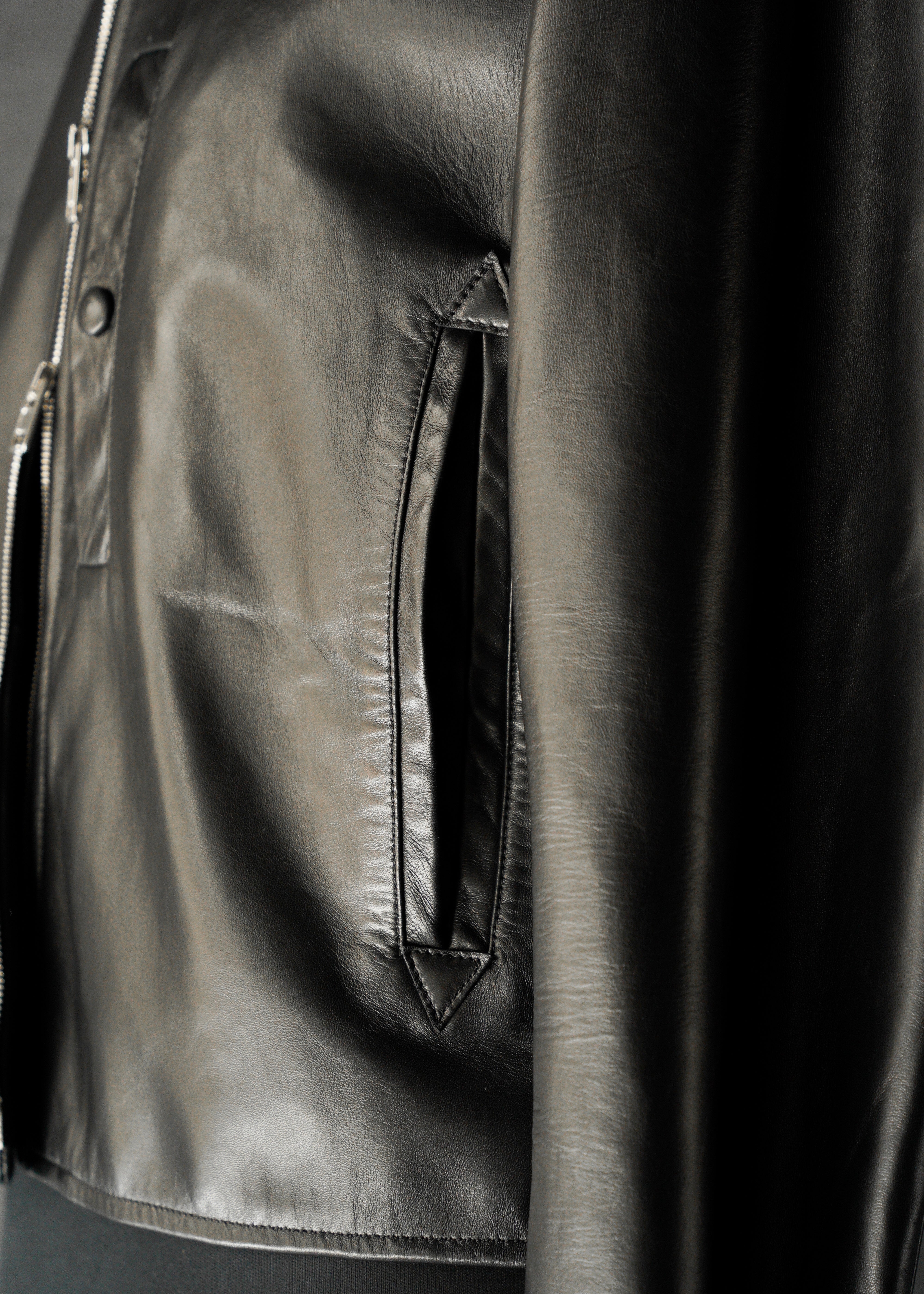 NAMACHEKO 26AW WILBUR LEATHER JACKET