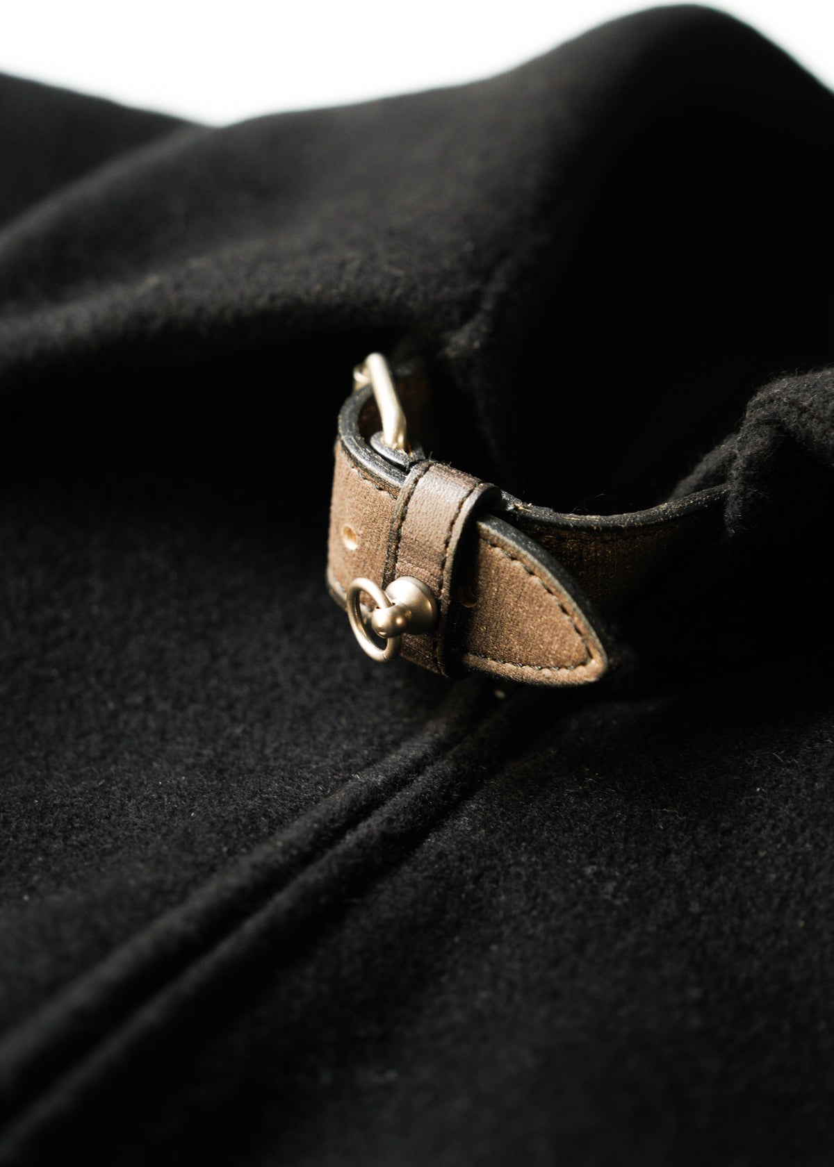 Jean Paul Gaultier HOMME belted neck double zip angora blend wool maxi-length coat