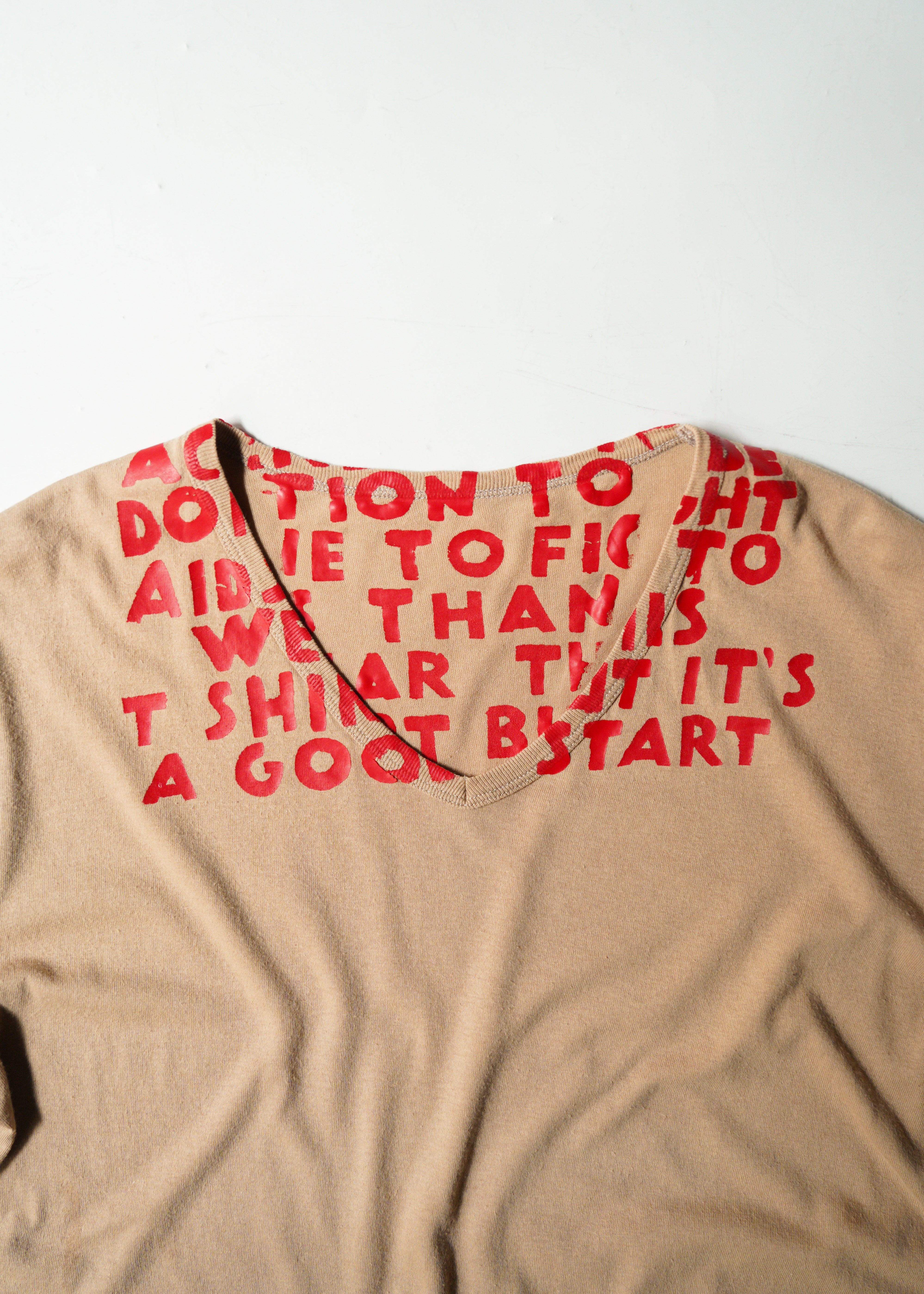 Martin Margiela 08AW AIDS Tee
