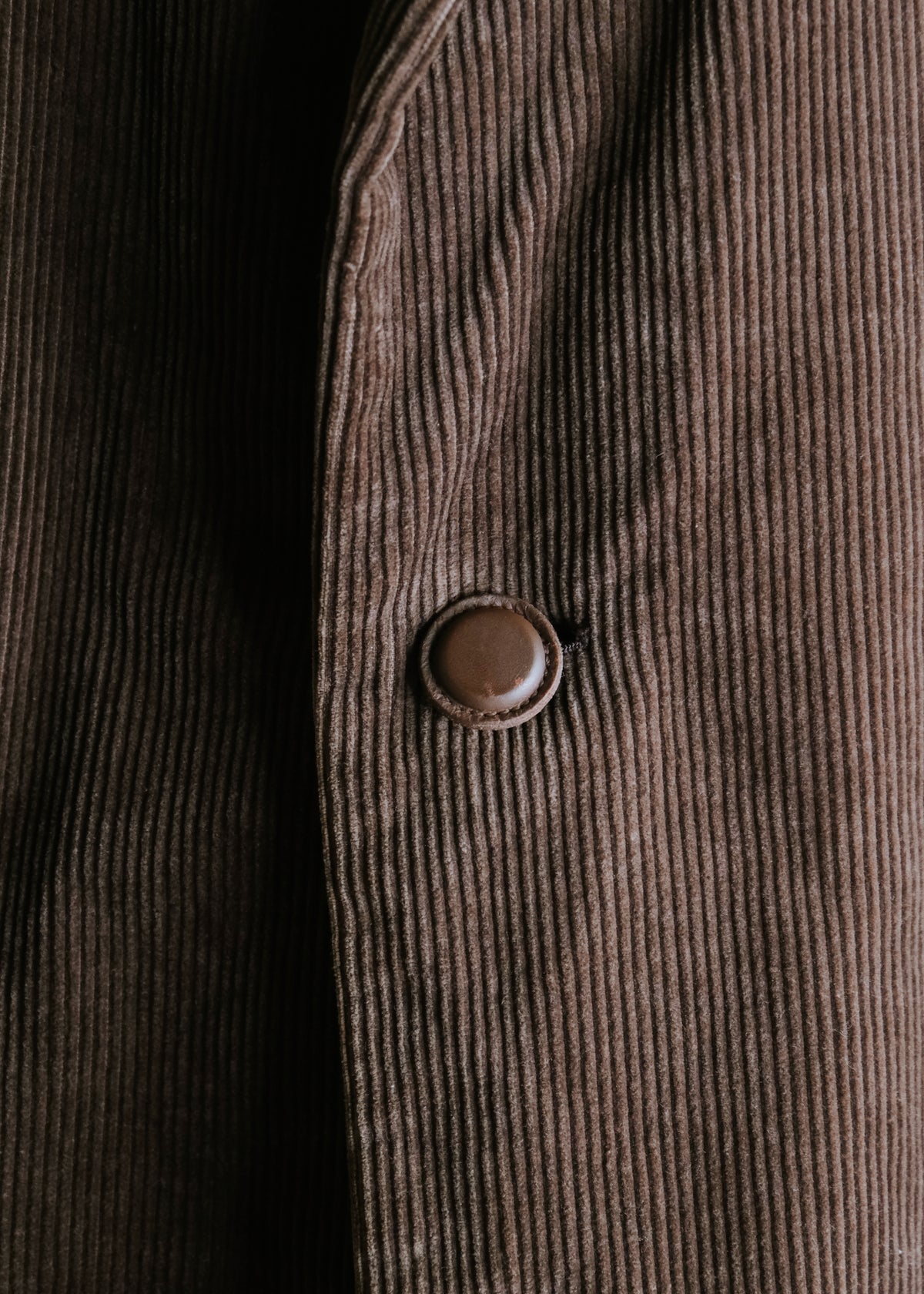 I.S. ISSEY MIYAKE SPORT 1988 leather-collar corduroy long jacket