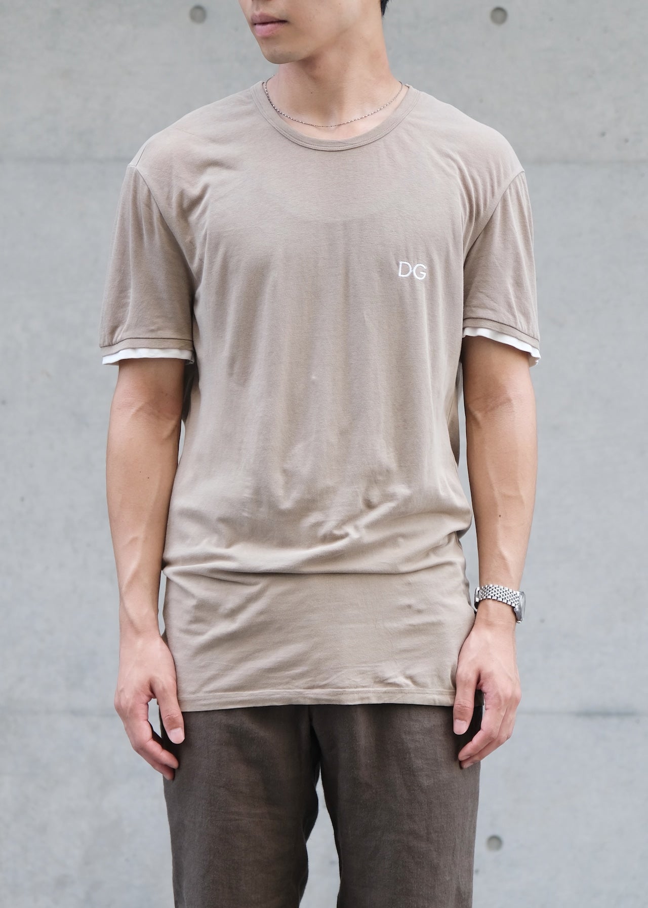 DOLCE & GABBANA layered t-shirt