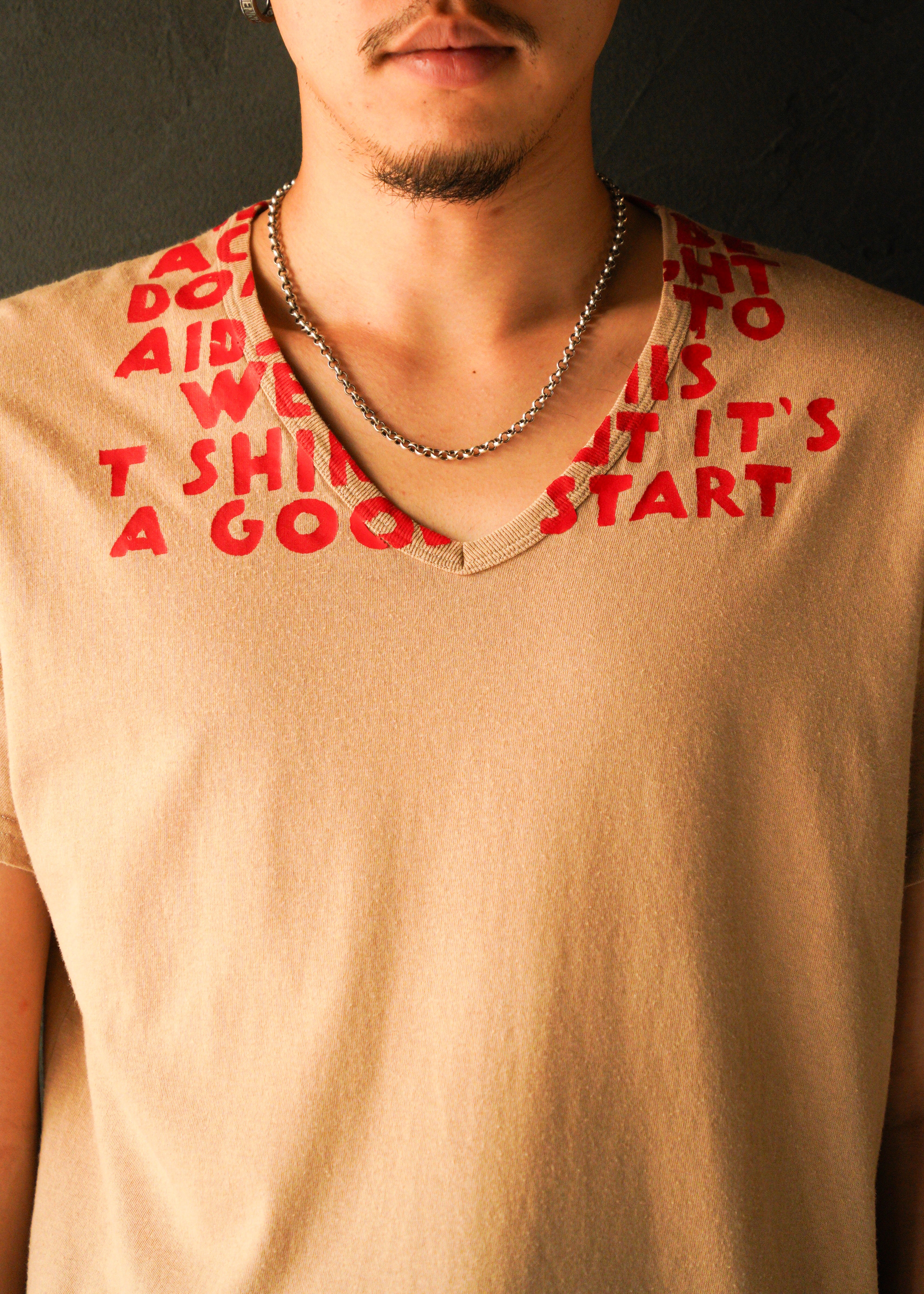 Martin Margiela 08AW AIDS Tee