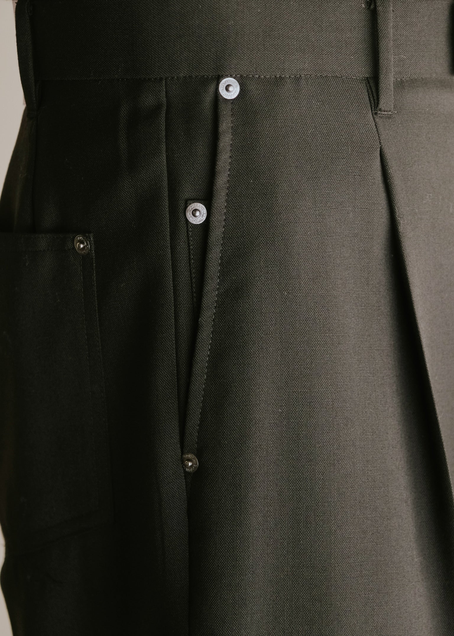 SASAKI SATORU 26SS single tuck wide trousers
