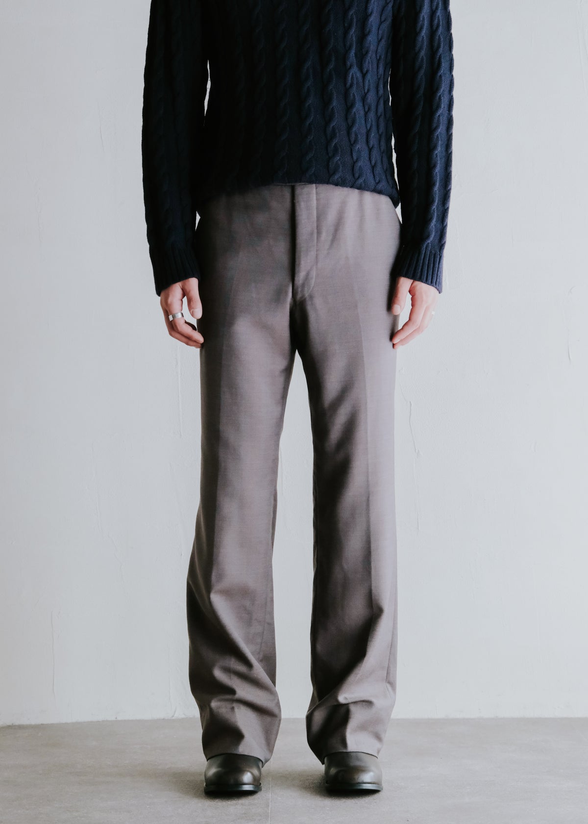 90's Christian Dior MONSIEUR center creased straight slacks