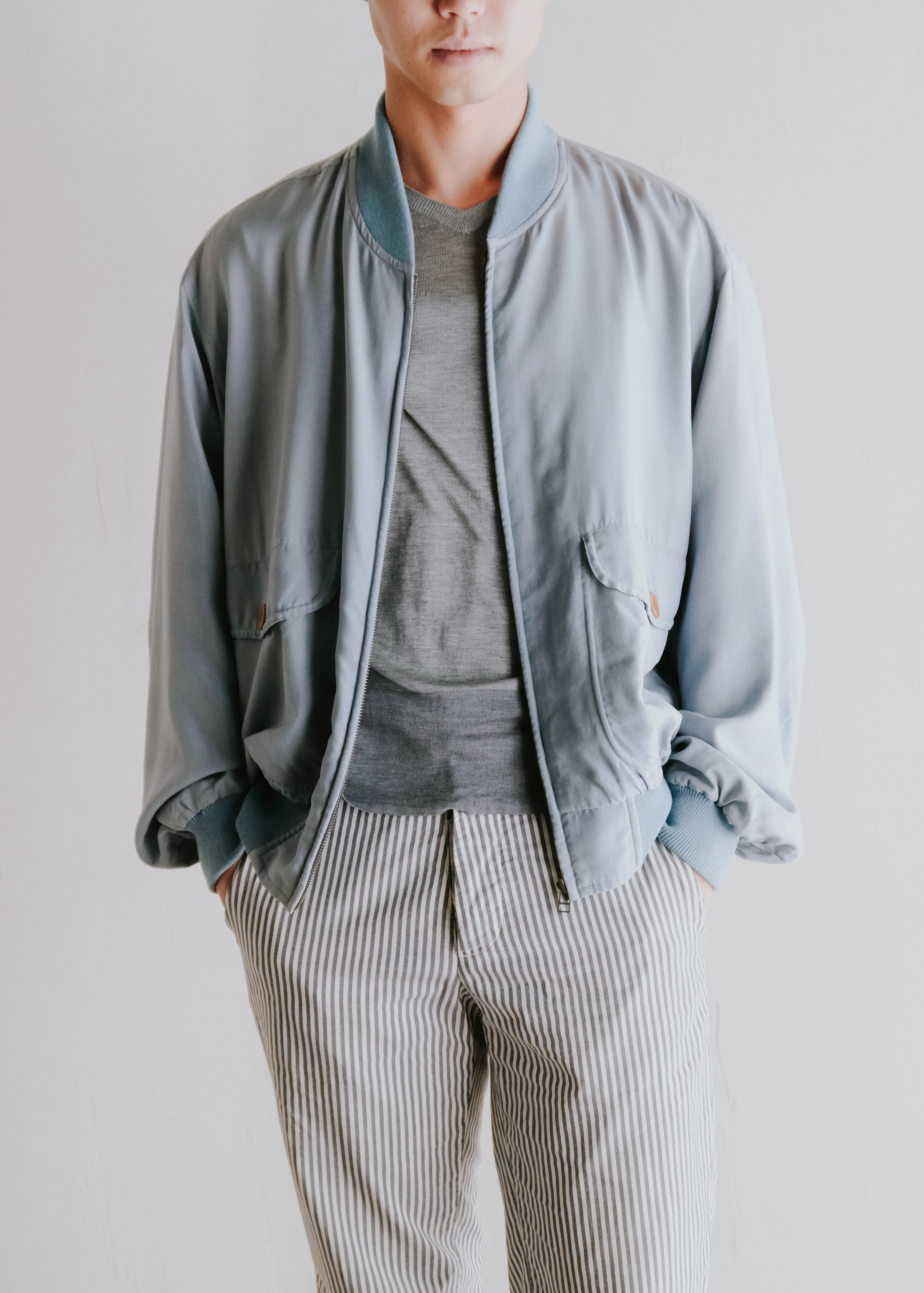 90-00's silk bomber jacket