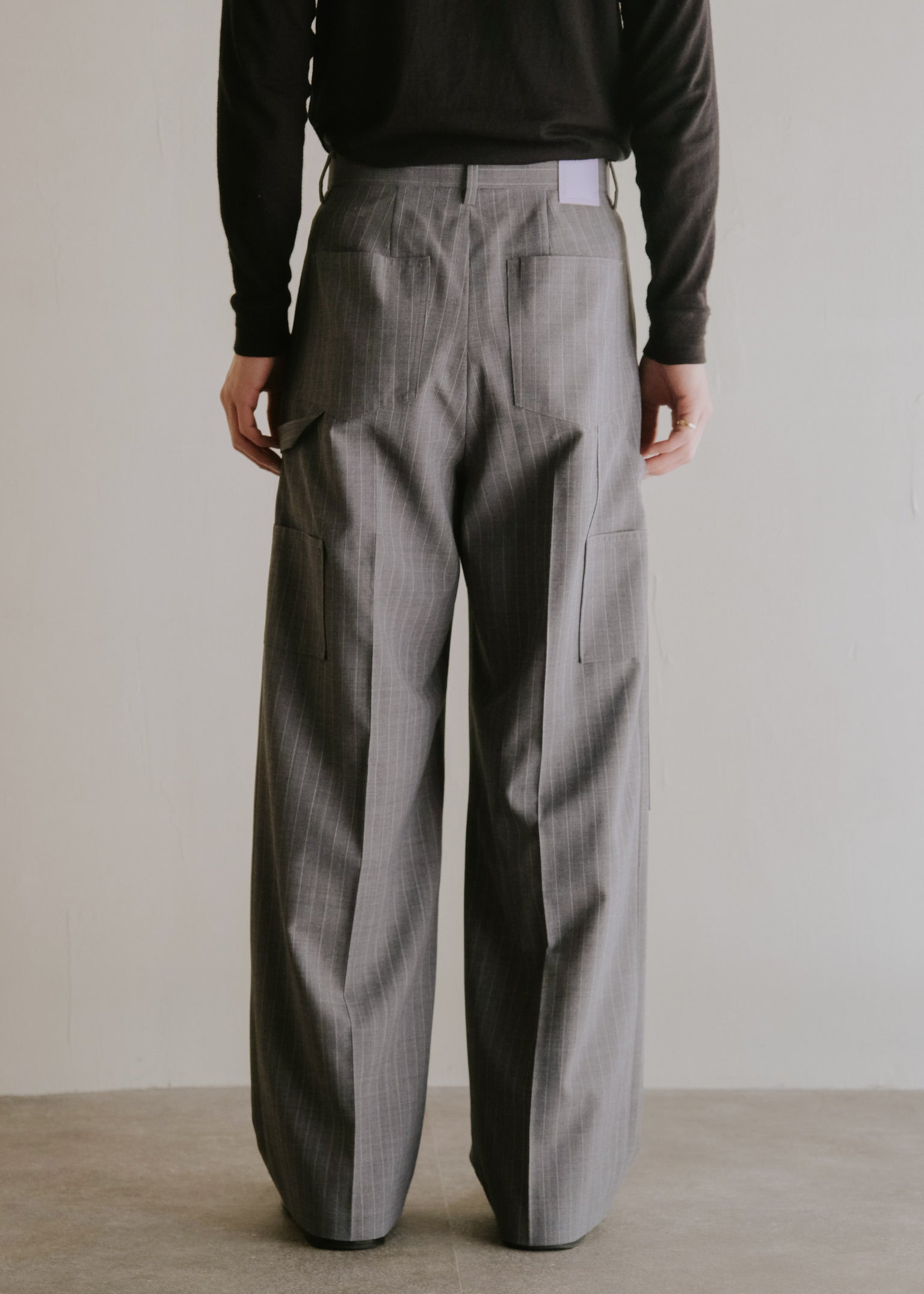 SASAKI SATORU 26SS single tucked straight painter trousers
