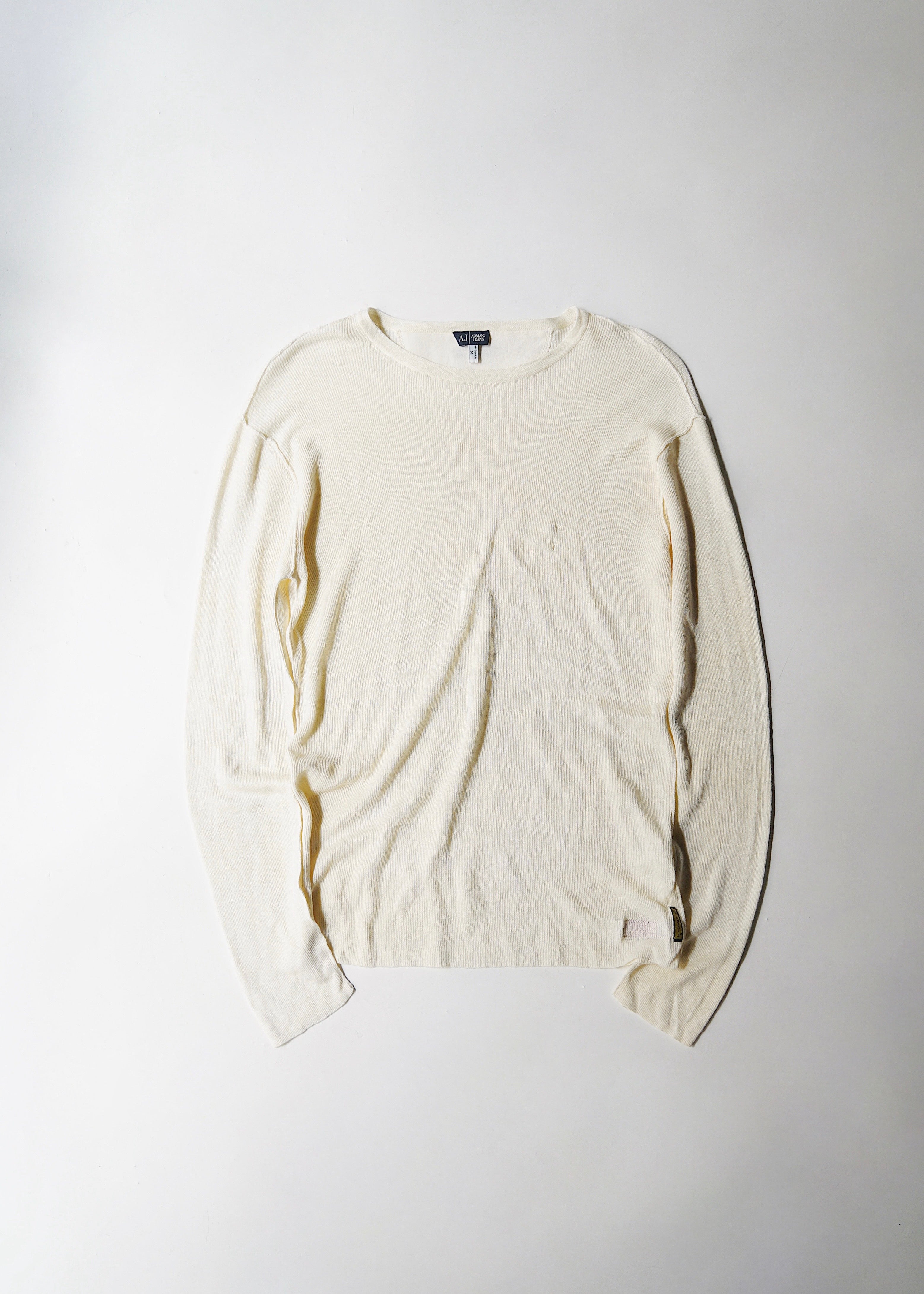 90's ARMANI JEANS linen long sleeves